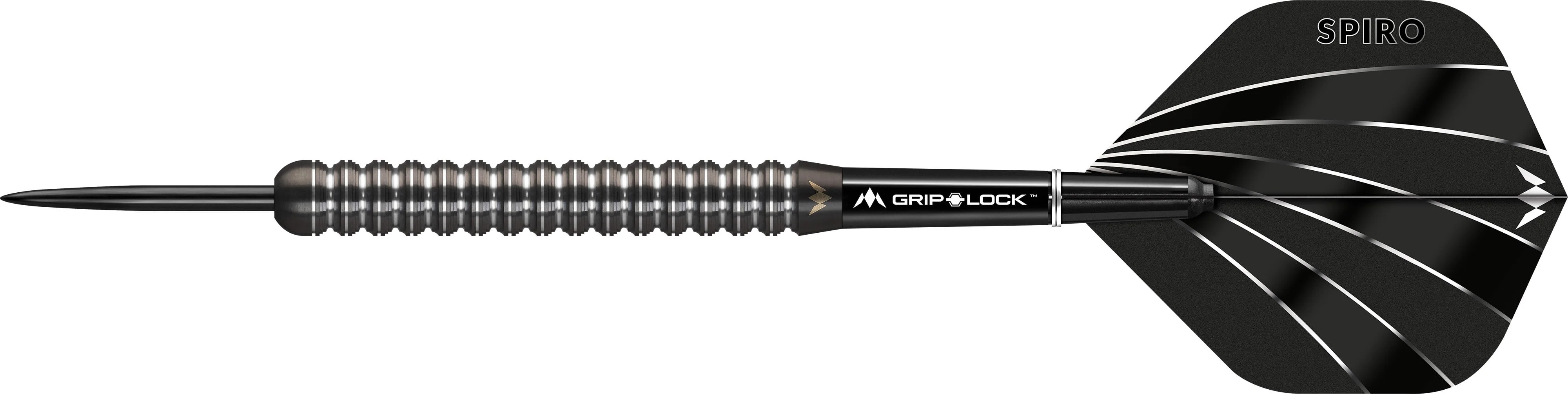 Mission Spiro Darts - Steel Tip - Graphite PVD - M1 - Black - Image 2