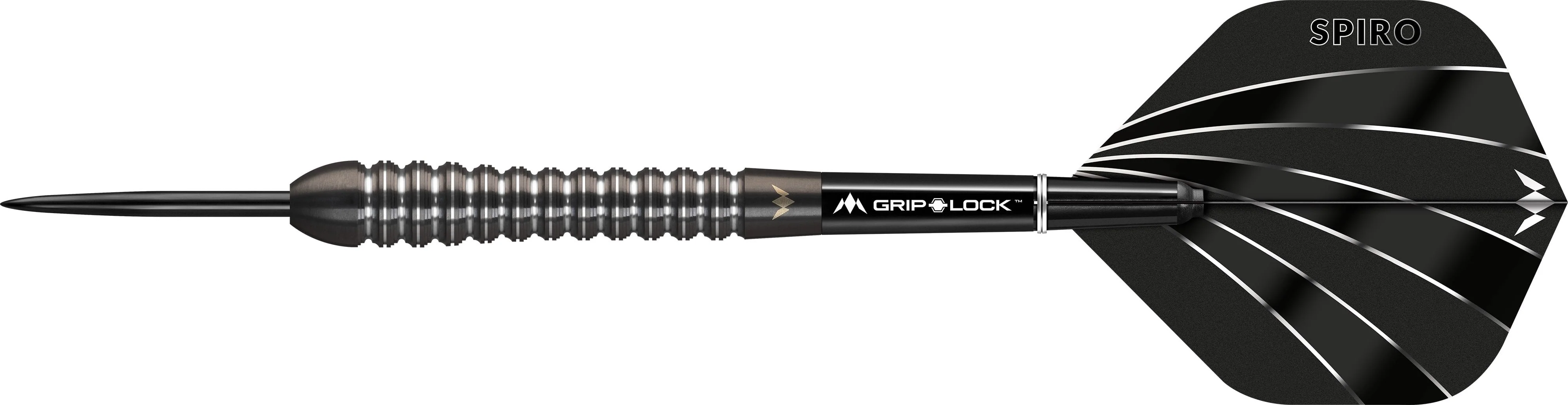Mission Spiro Darts - Steel Tip - Graphite PVD - M2 - Black - Image 2