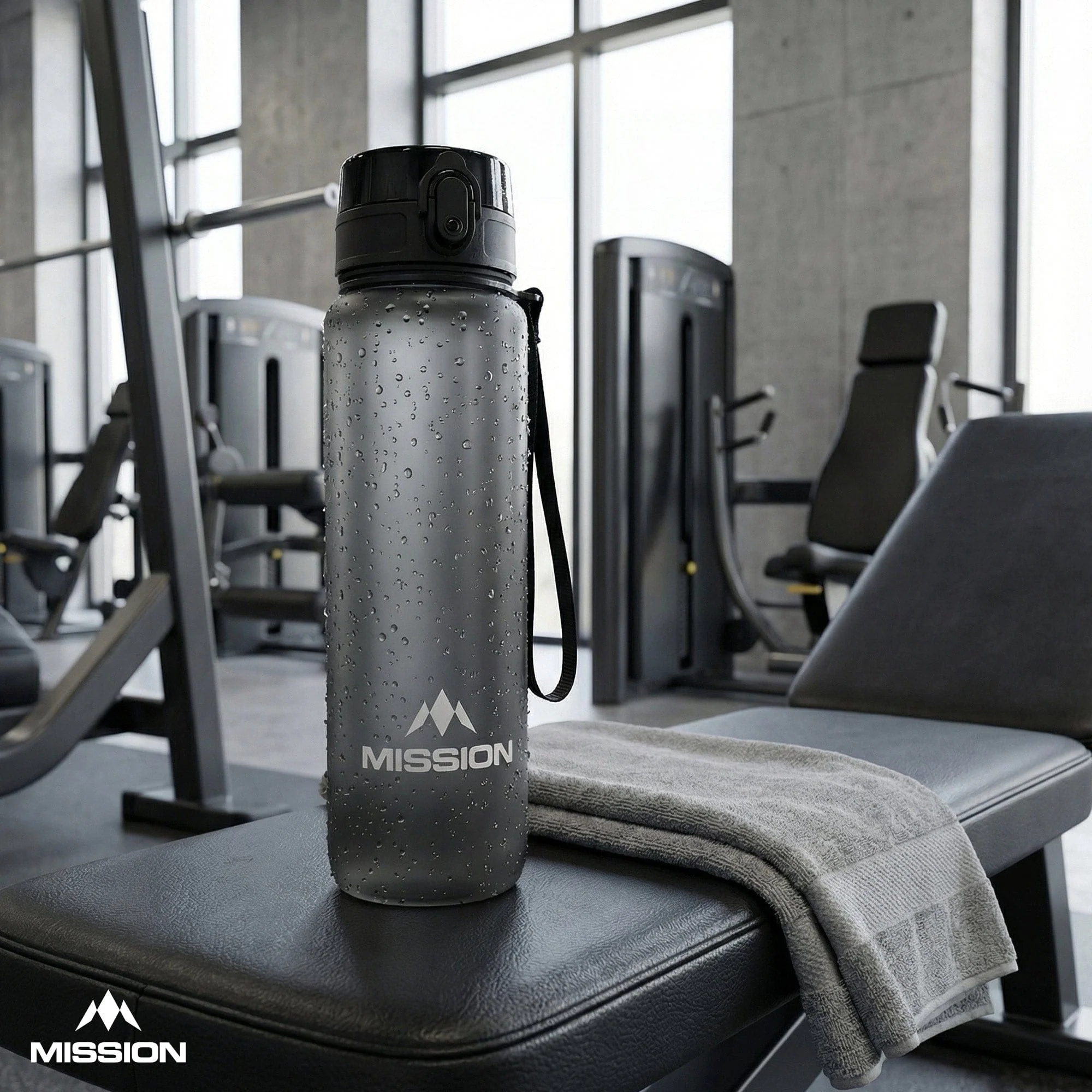 Mission Sports Water Bottle - 1000ml/32oz - BPA Free - Image 4