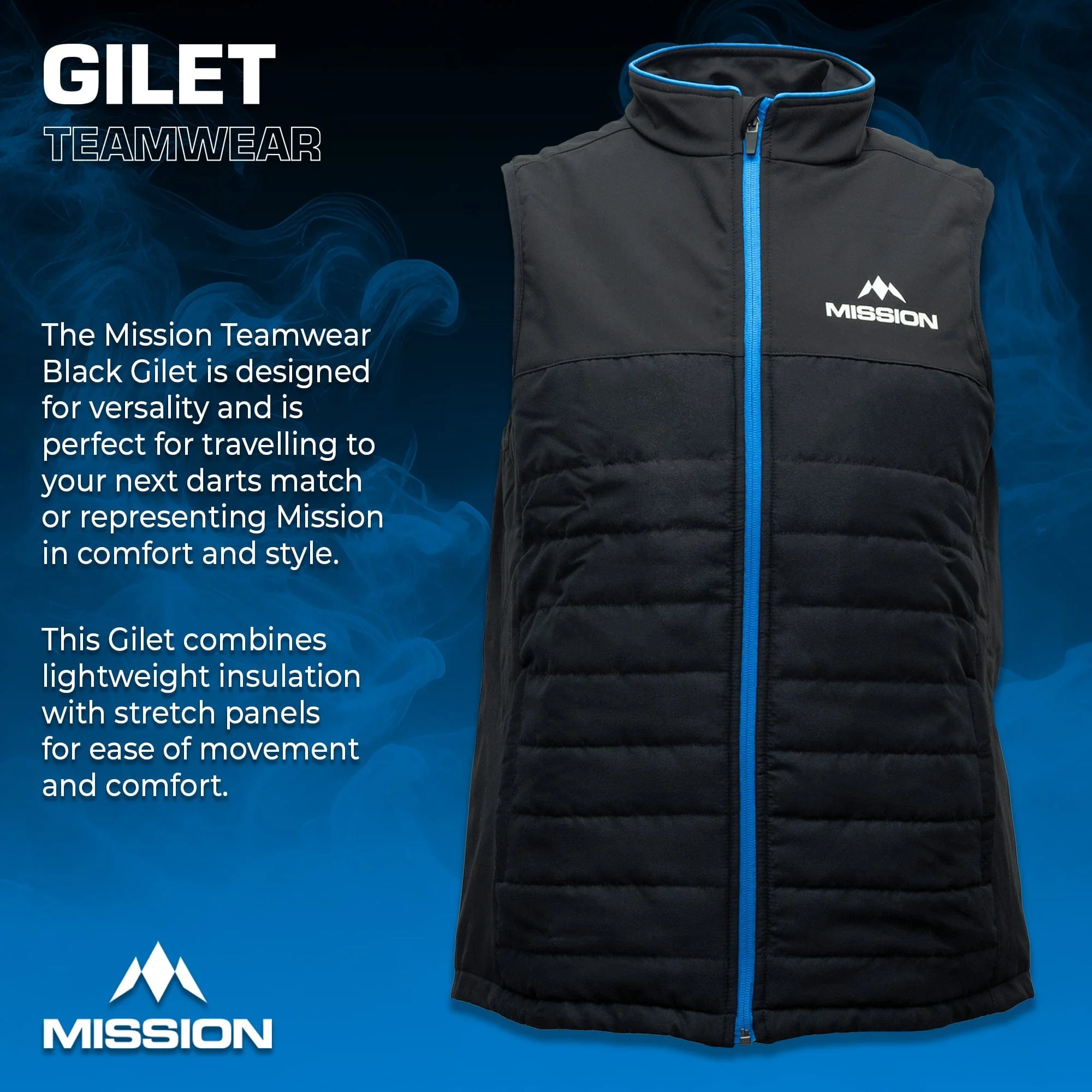 Mission Teamwear - Gilet - Black - Kids - Image 3