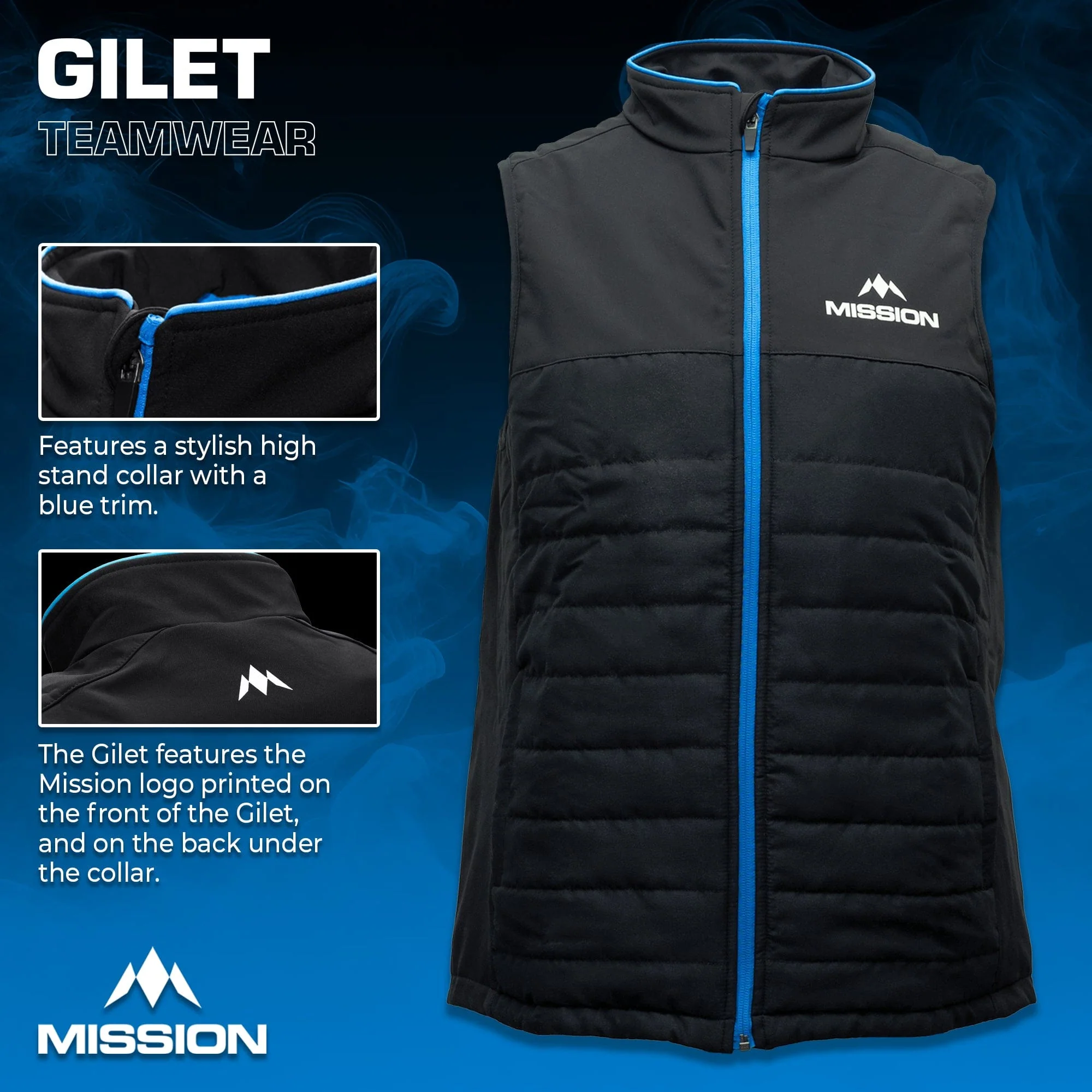 Mission Teamwear - Gilet - Black - Kids - Image 4