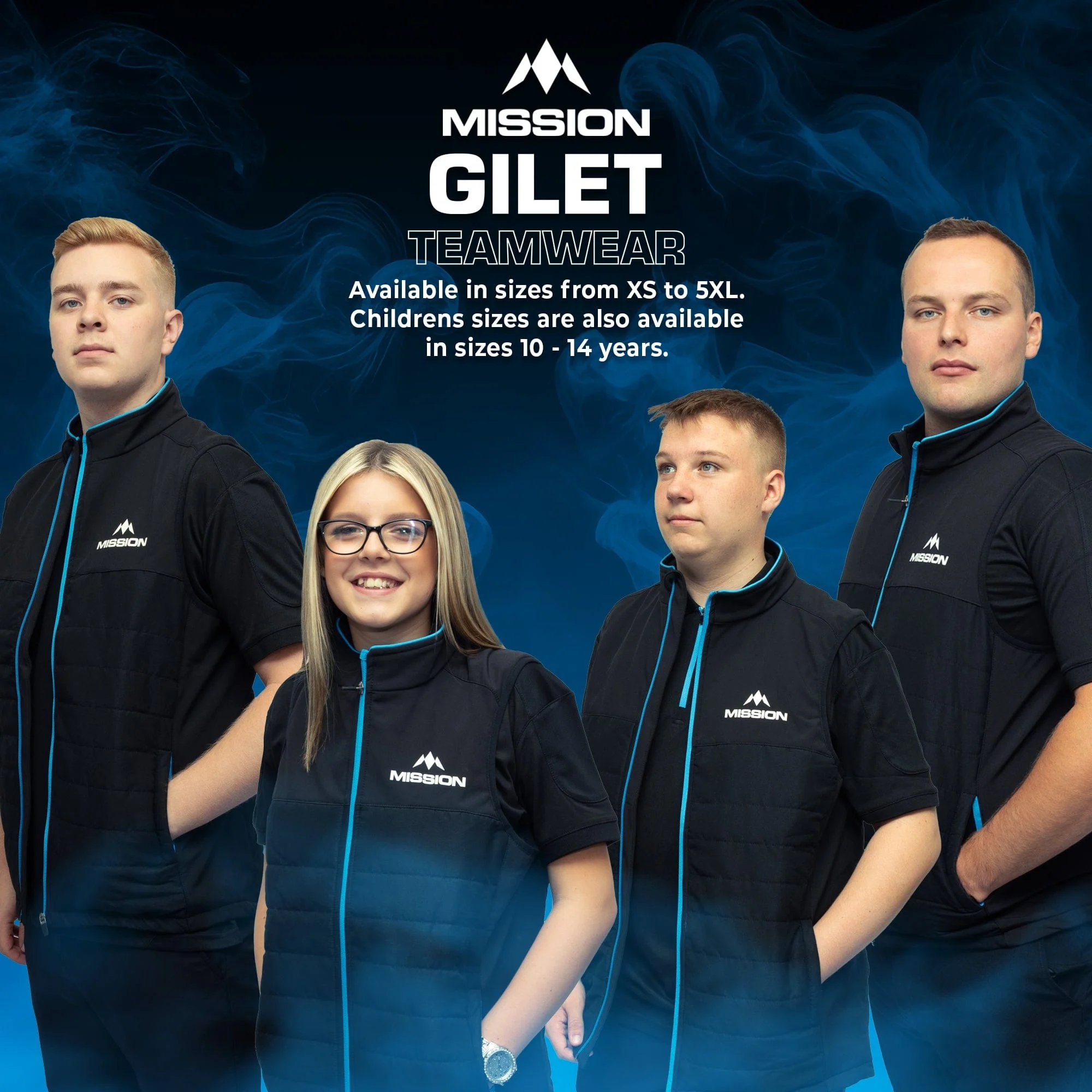 Mission Teamwear - Gilet - Black - Kids - Image 7