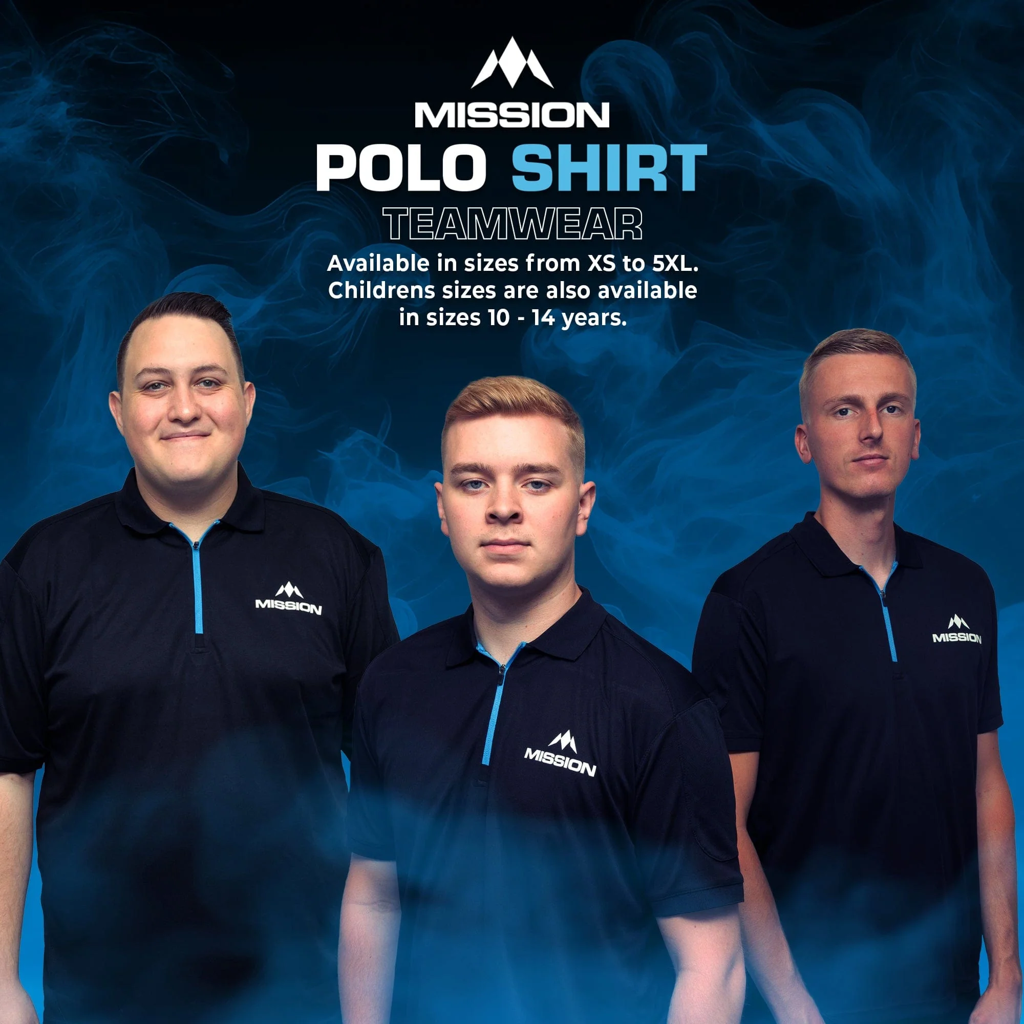 Mission Teamwear - Polo Shirt - Black - Kids - Image 6