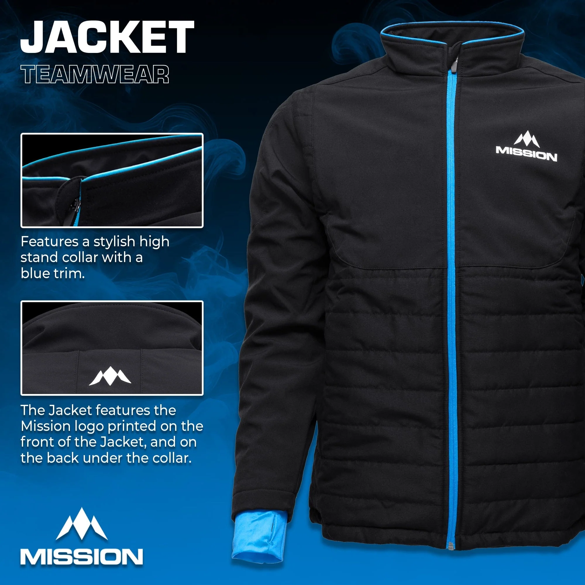 Mission Teamwear - Softshell Jacket - Black - Kids - Image 4