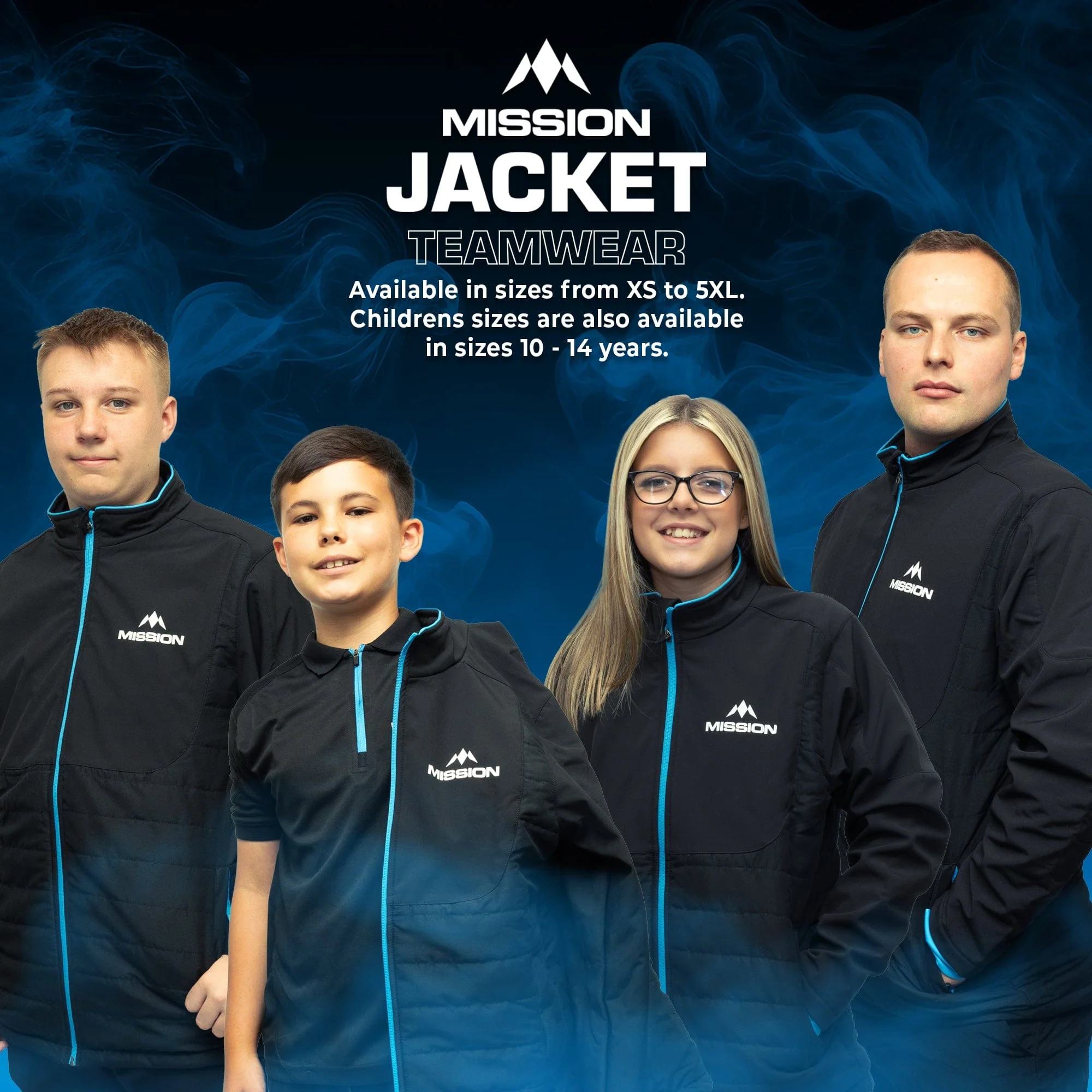 Mission Teamwear - Softshell Jacket - Black - Kids - Image 7