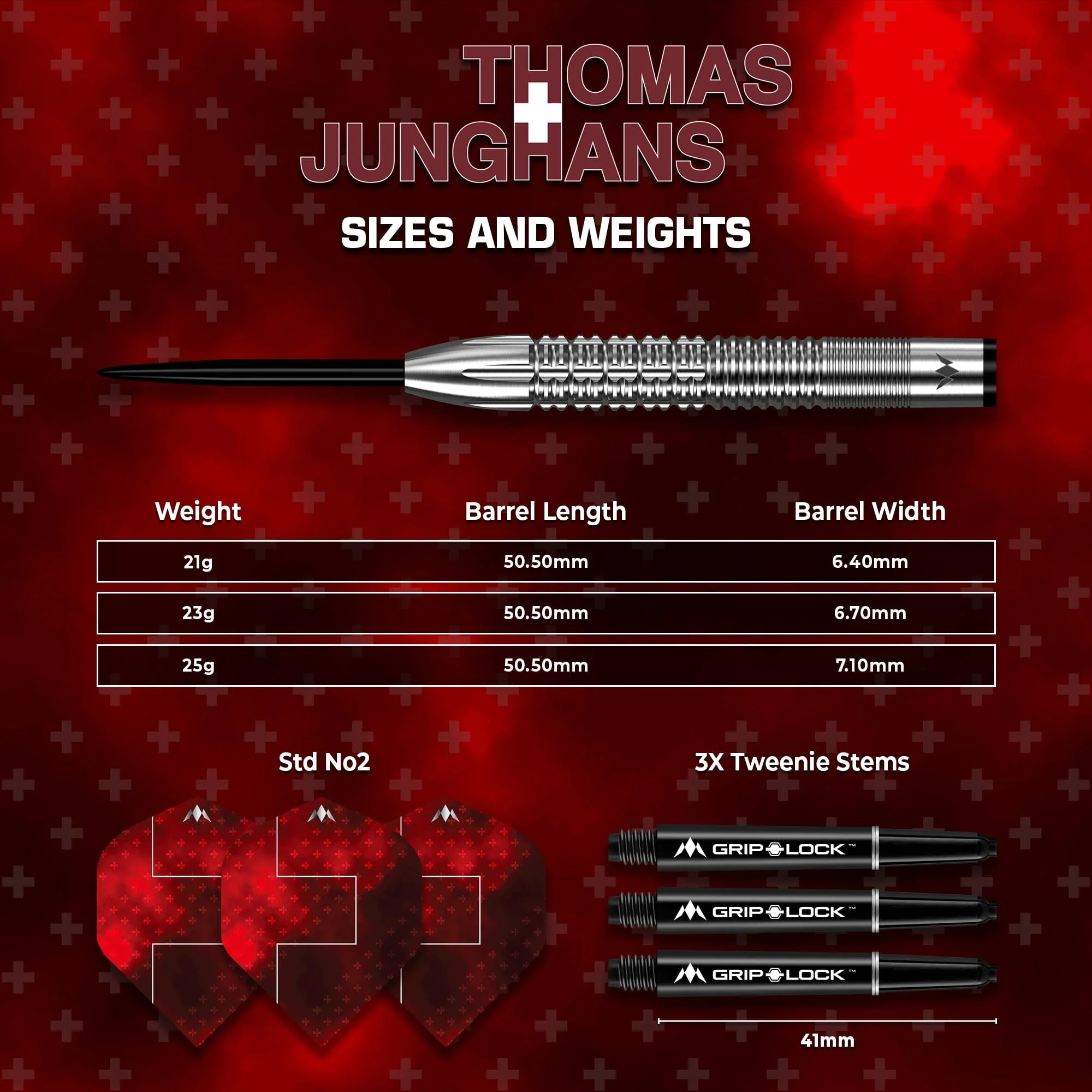 Mission Thomas Junghans Darts - Steel Tip - 90% Tungsten - Image 4