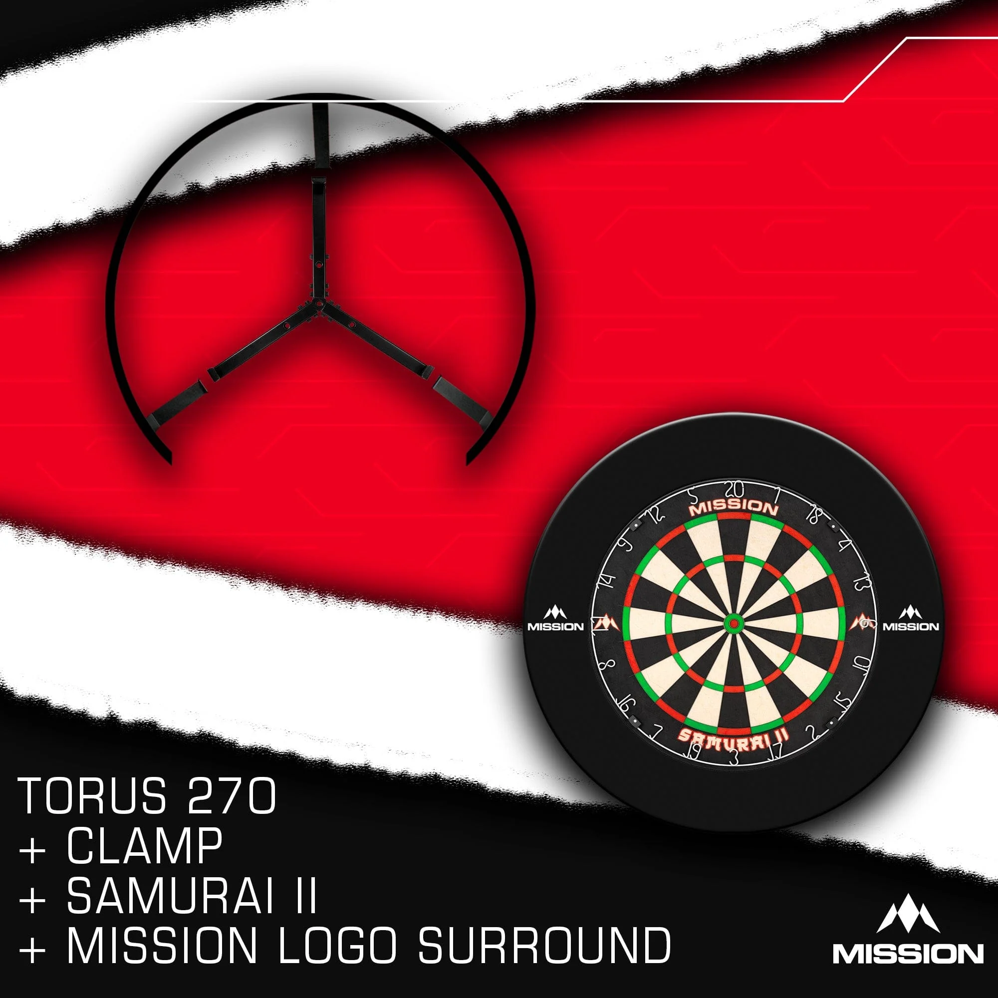 Mission Torus 270 & Torus Clamp & Samurai II & Mission Logo Surround - Image 2