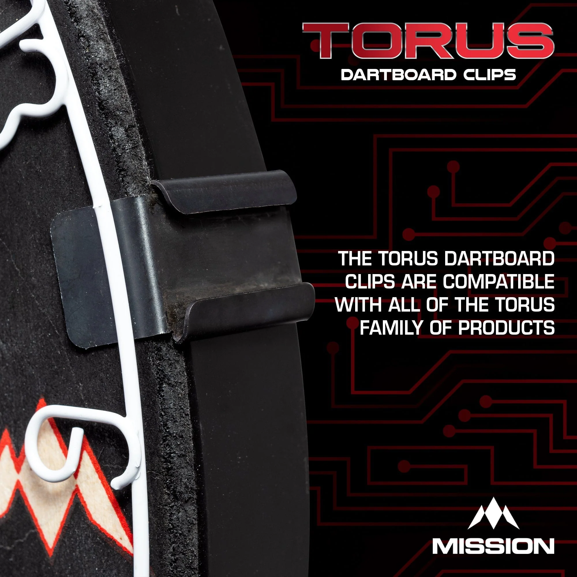 Mission Torus - Spare Board Clips - 3 per pack - Image 2