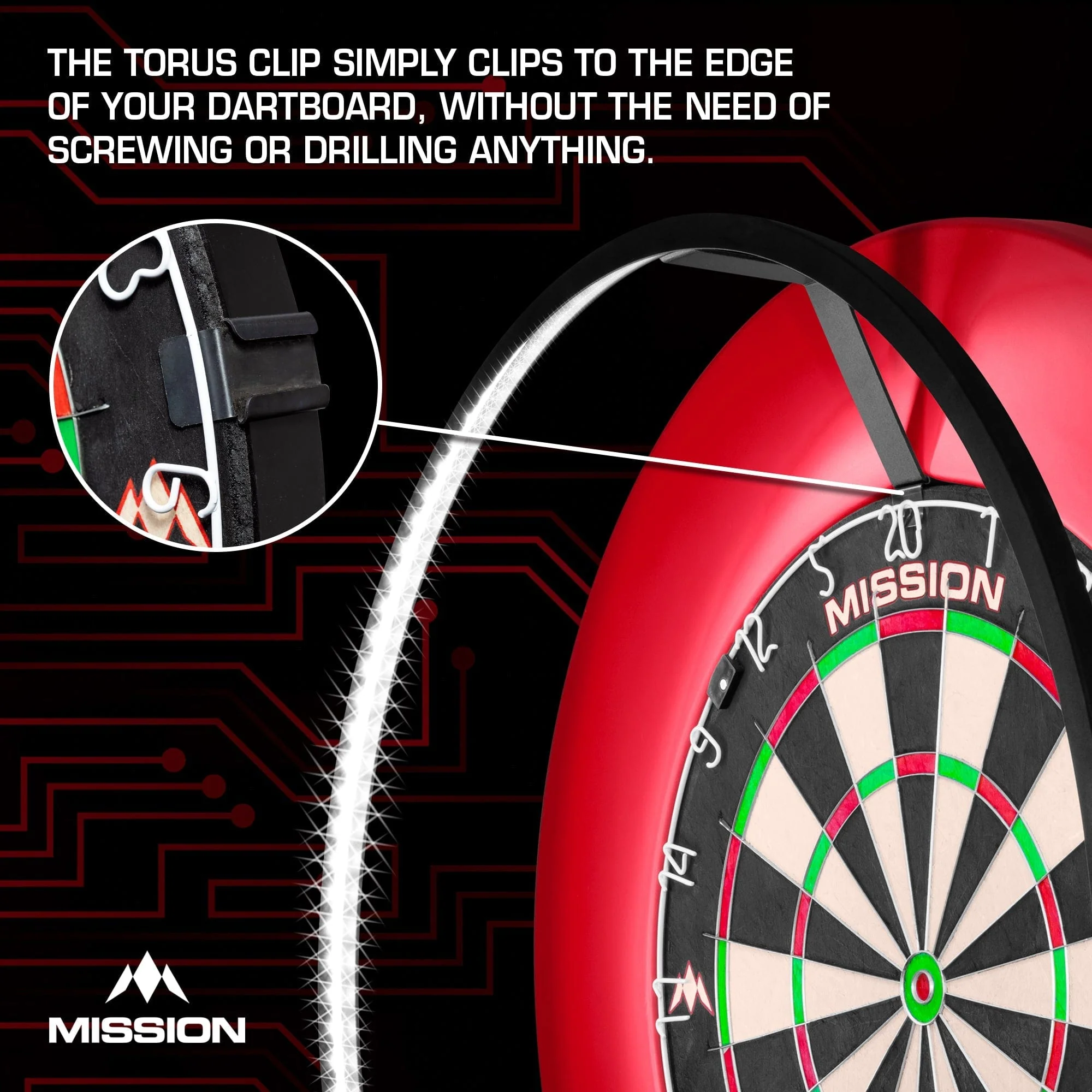 Mission Torus - Spare Board Clips - 3 per pack - Image 5