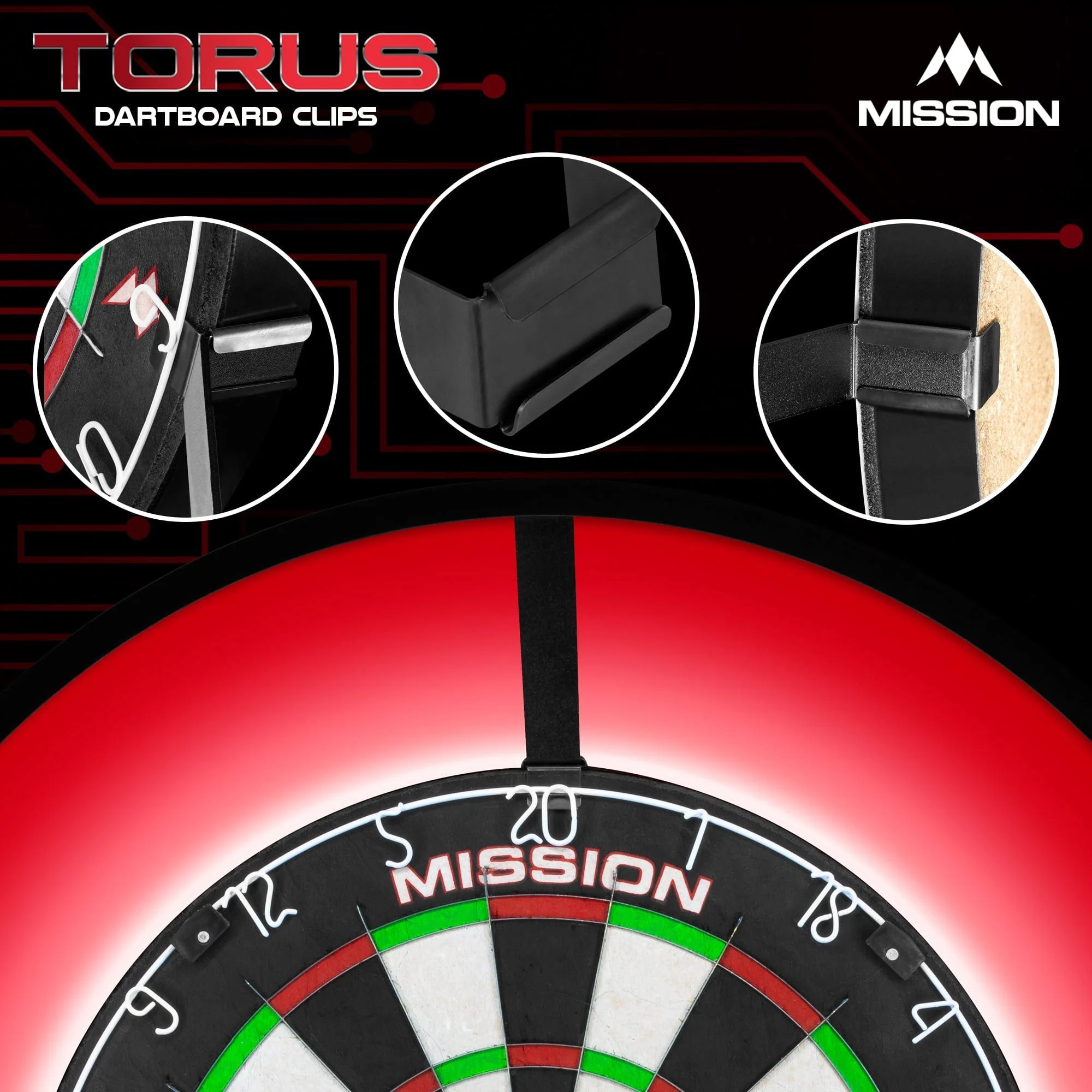 Mission Torus - Spare Board Clips - 3 per pack - Image 6