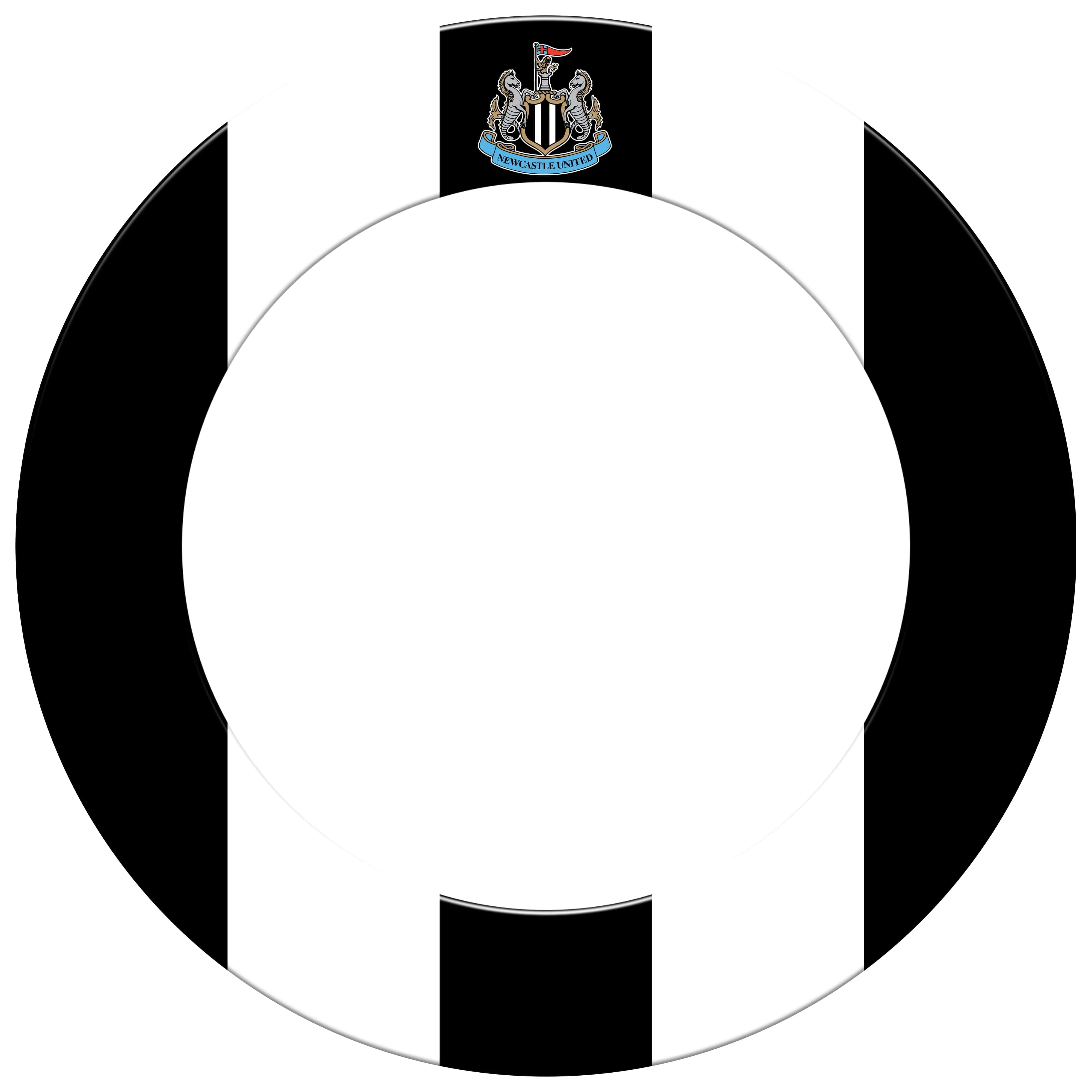 Newcastle United FC - Official Licensed - Dartboard Surround - S2 - Stripes & Crest