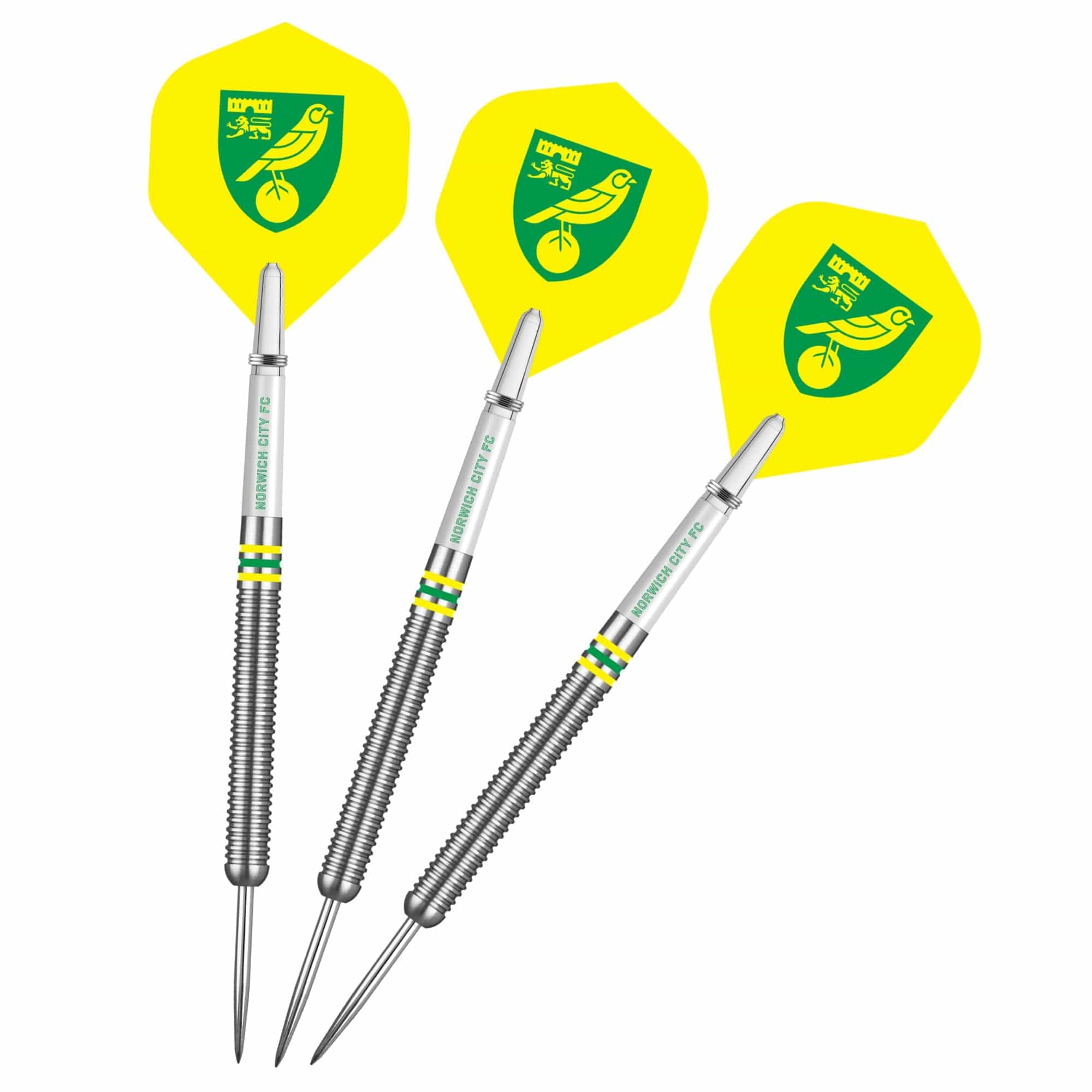 Norwich City FC - Official Licensed - The Canaries - Steel Tip Darts - Tungsten - 24g - Image 5