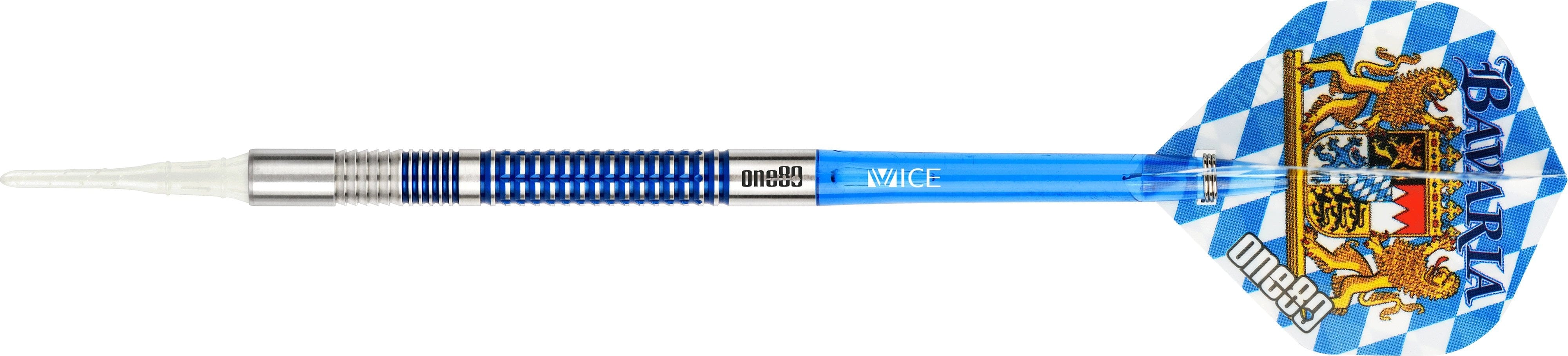 One80 Bavaria Ultra Long Darts - Soft Tip - S02 - Blue - Image 6