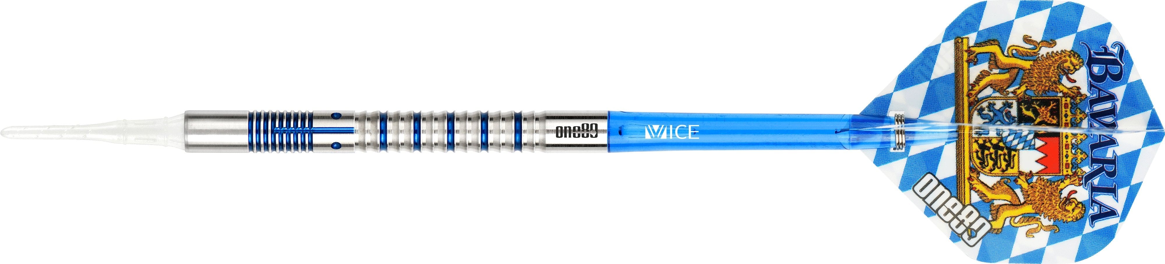 One80 Bavaria Ultra Long Darts - Soft Tip - S03 - Blue - Image 6