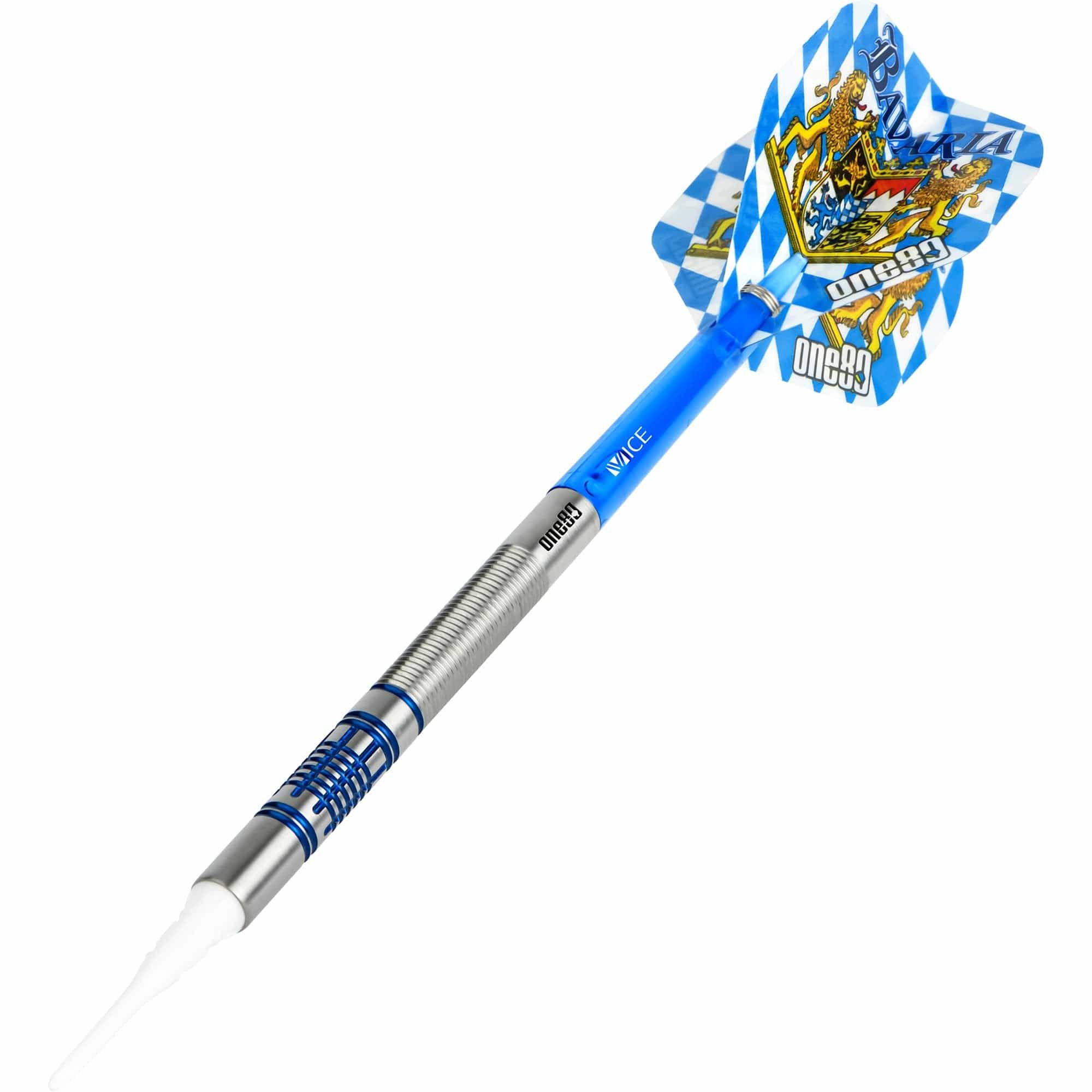 One80 Bavaria Ultra Long Darts - Soft Tip - S04 - Blue - Image 5