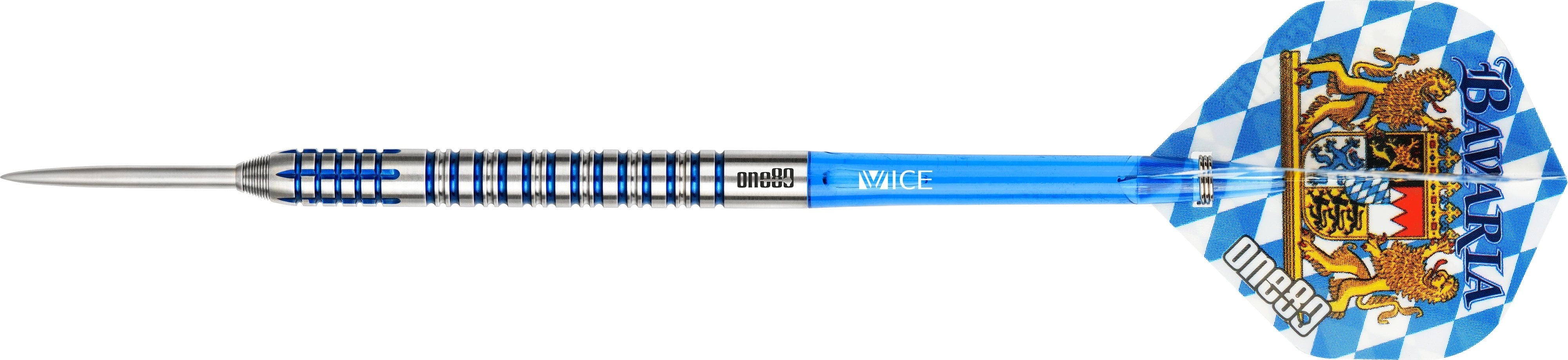 One80 Bavaria Ultra Long Darts - Steel Tip - S01 - Blue - Image 6