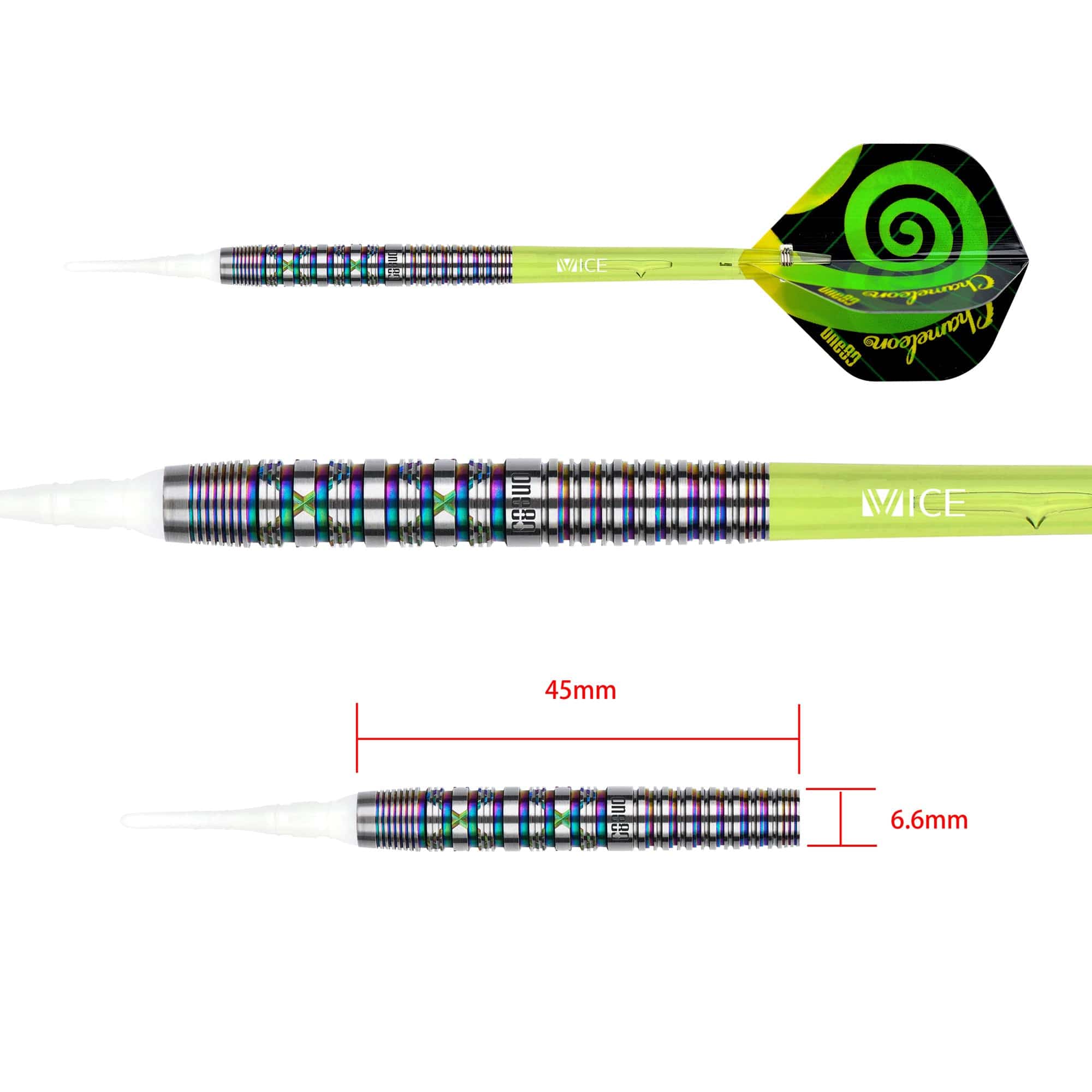 One80 Chameleon Darts - Soft Tip - Lapis Lazuli - 18g - Image 3
