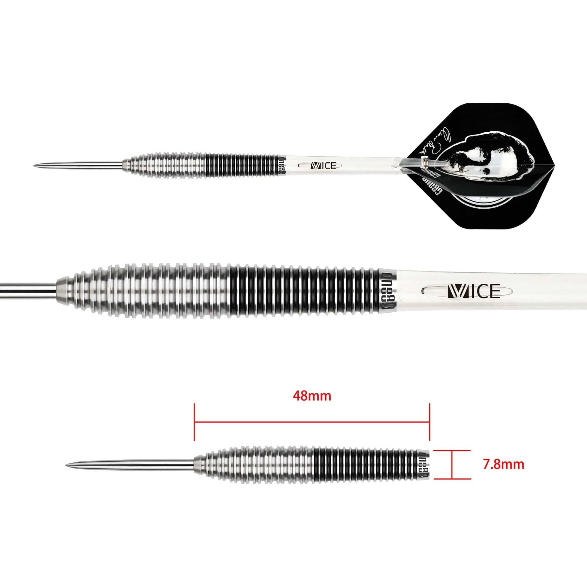 One80 Elmar Paulke Darts - Steel Tip - Signature - 23g - Image 3