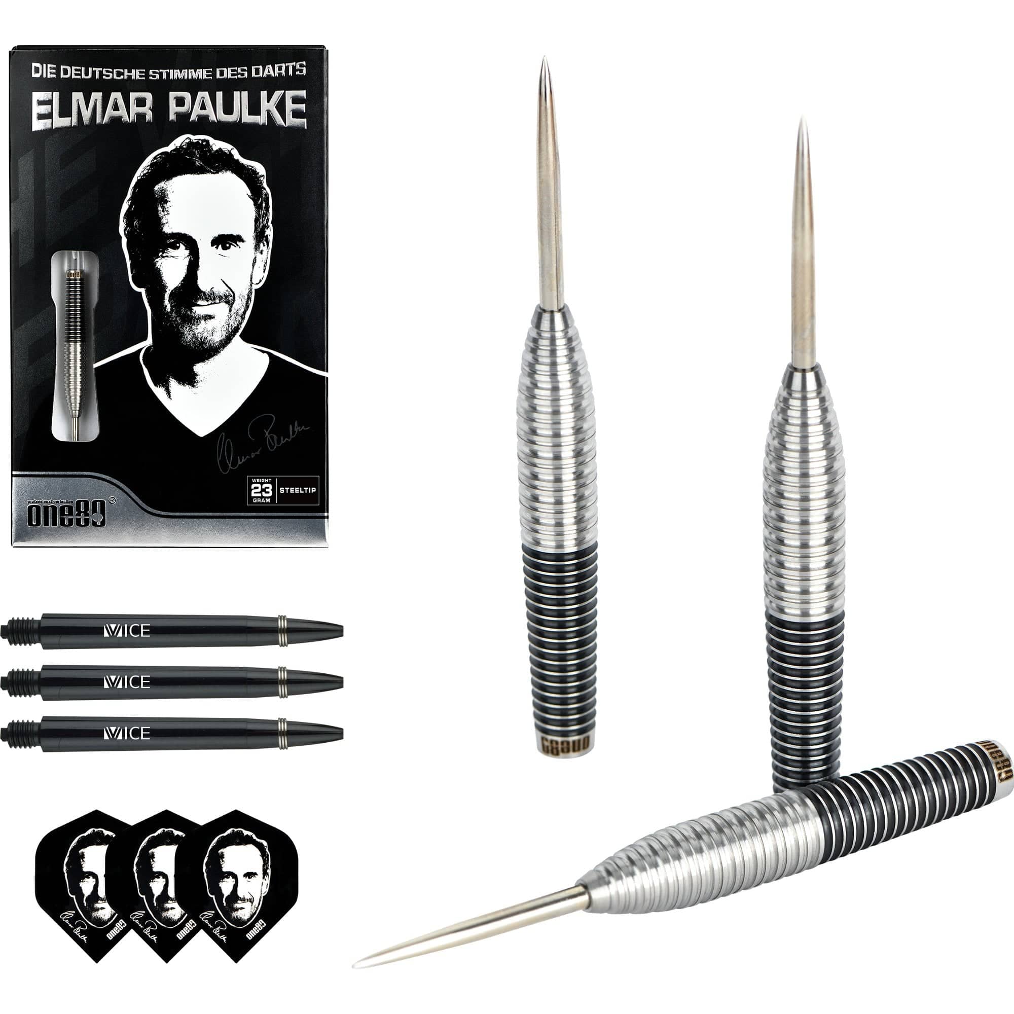 One80 Elmar Paulke Darts - Steel Tip - Signature - 23g - Image 4