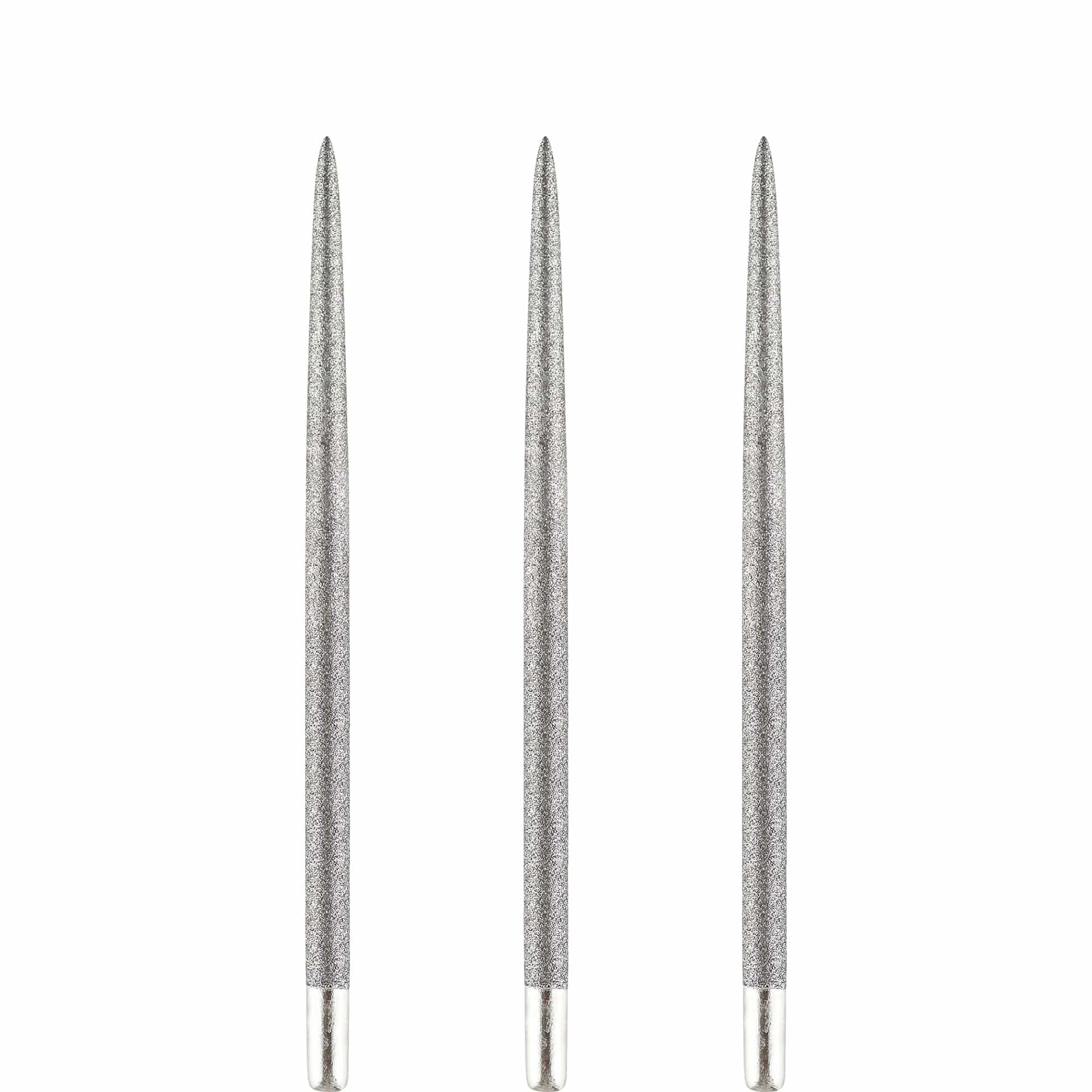 One80 Long Taper Dart Points - Sand Coated - Silver - Image 5