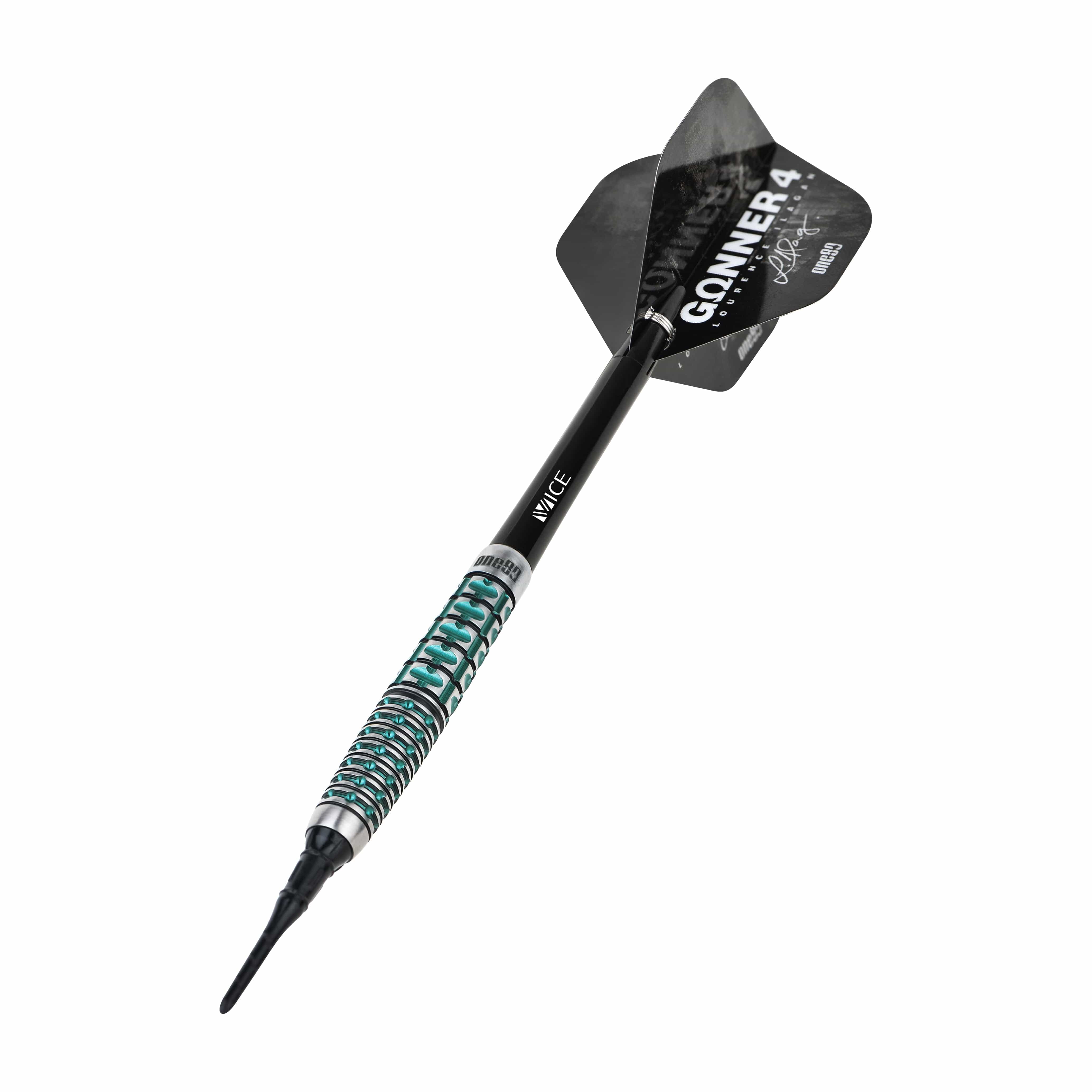 One80 Lourence Ilagan Darts - Soft Tip - 90% Tungsten - Jade - 18g - Image 3