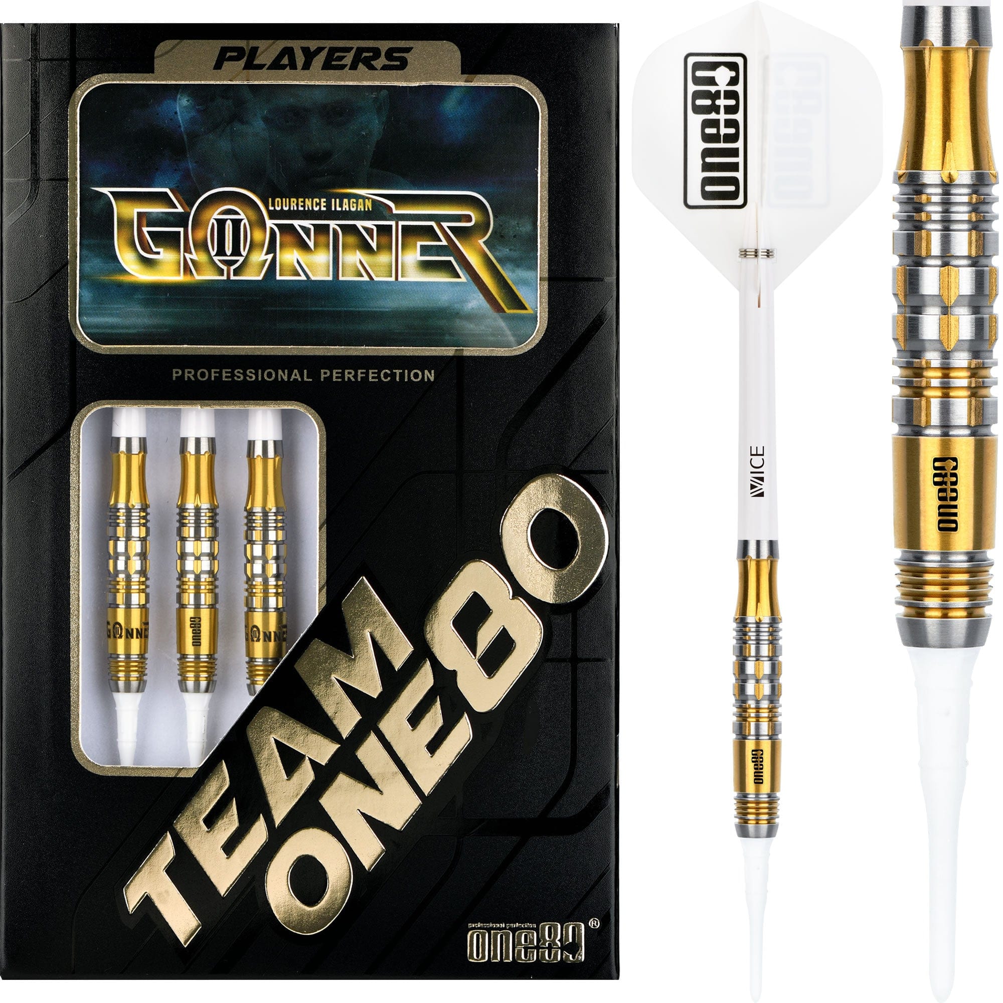 *One80 Lourence Ilagan Darts - Soft Tip - Gunner - Omega II