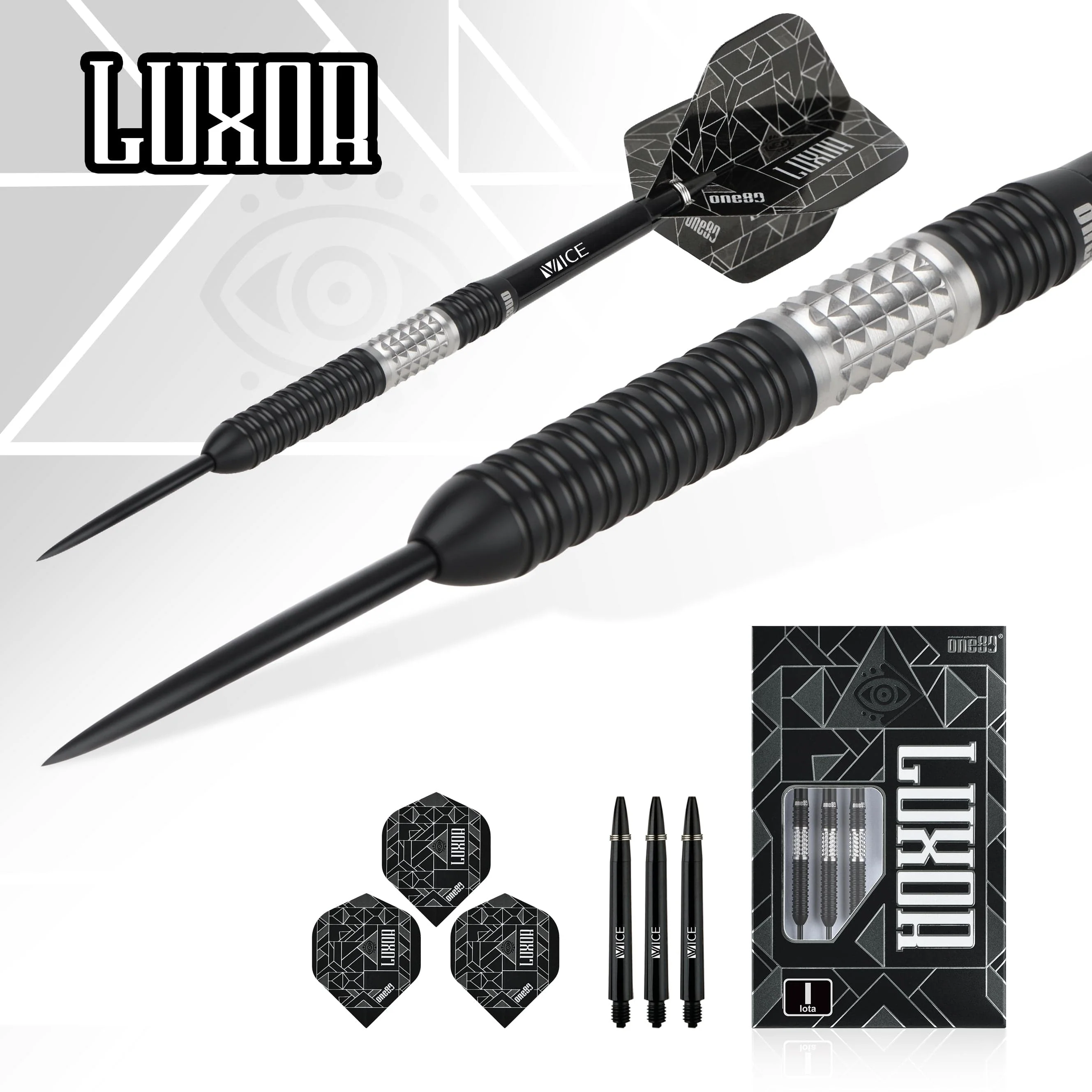 One80 Luxor II Darts - Steel Tip -90% Tungsten - Iota - Image 3