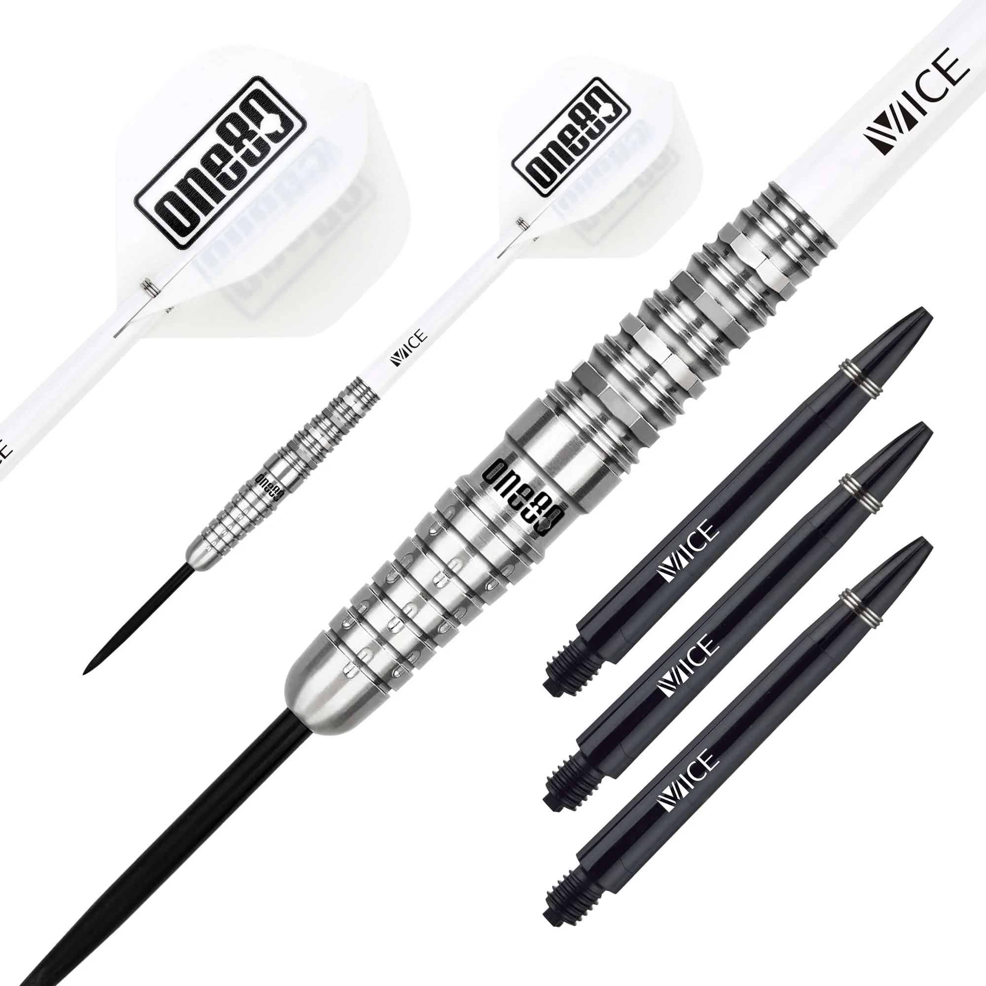 One80 Noriyuki Nakamura Darts - Steel Tip - V2 - Silver - 22g - Image 9