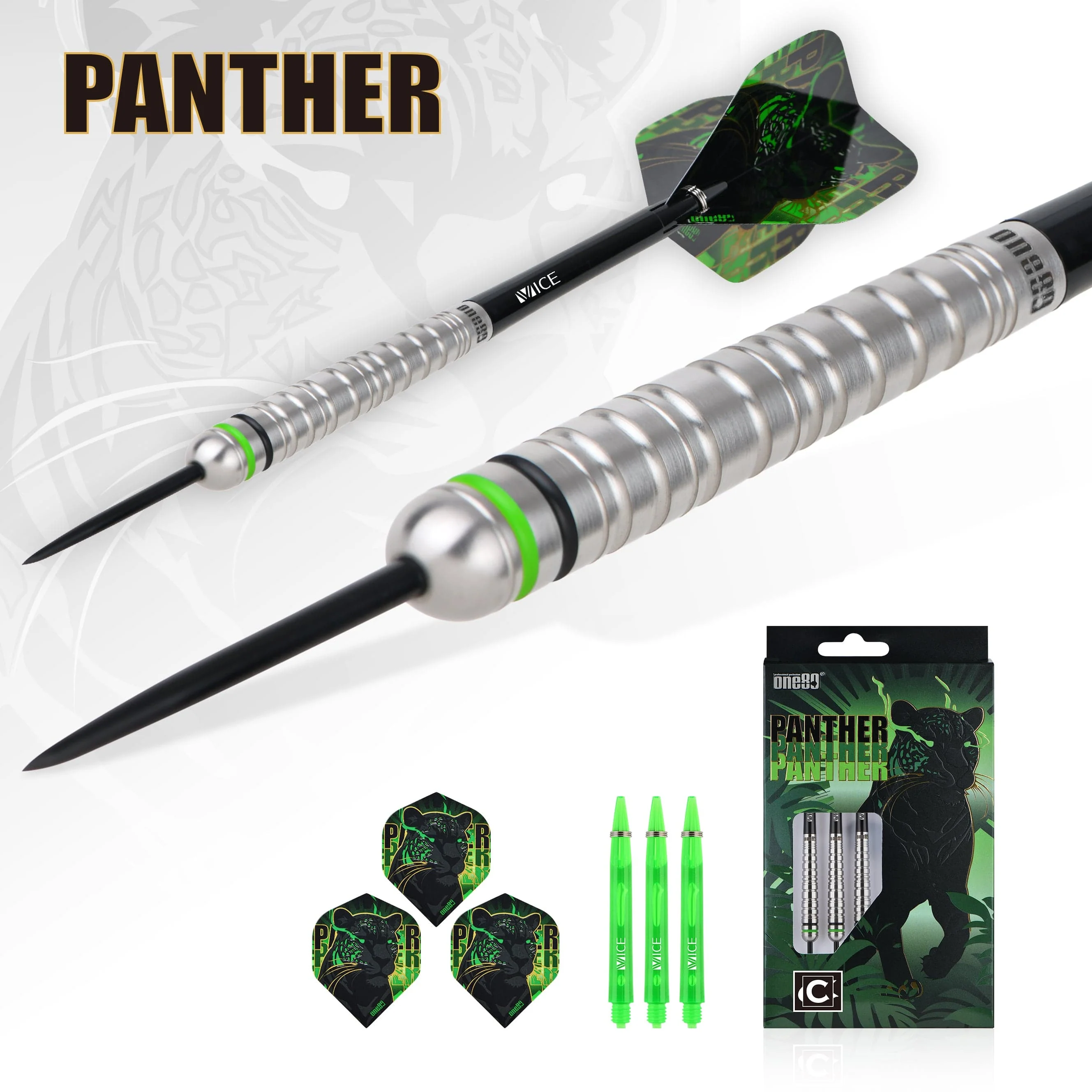 One80 Panther-C Darts - Steel Tip - 90% Tungsten - Image 3