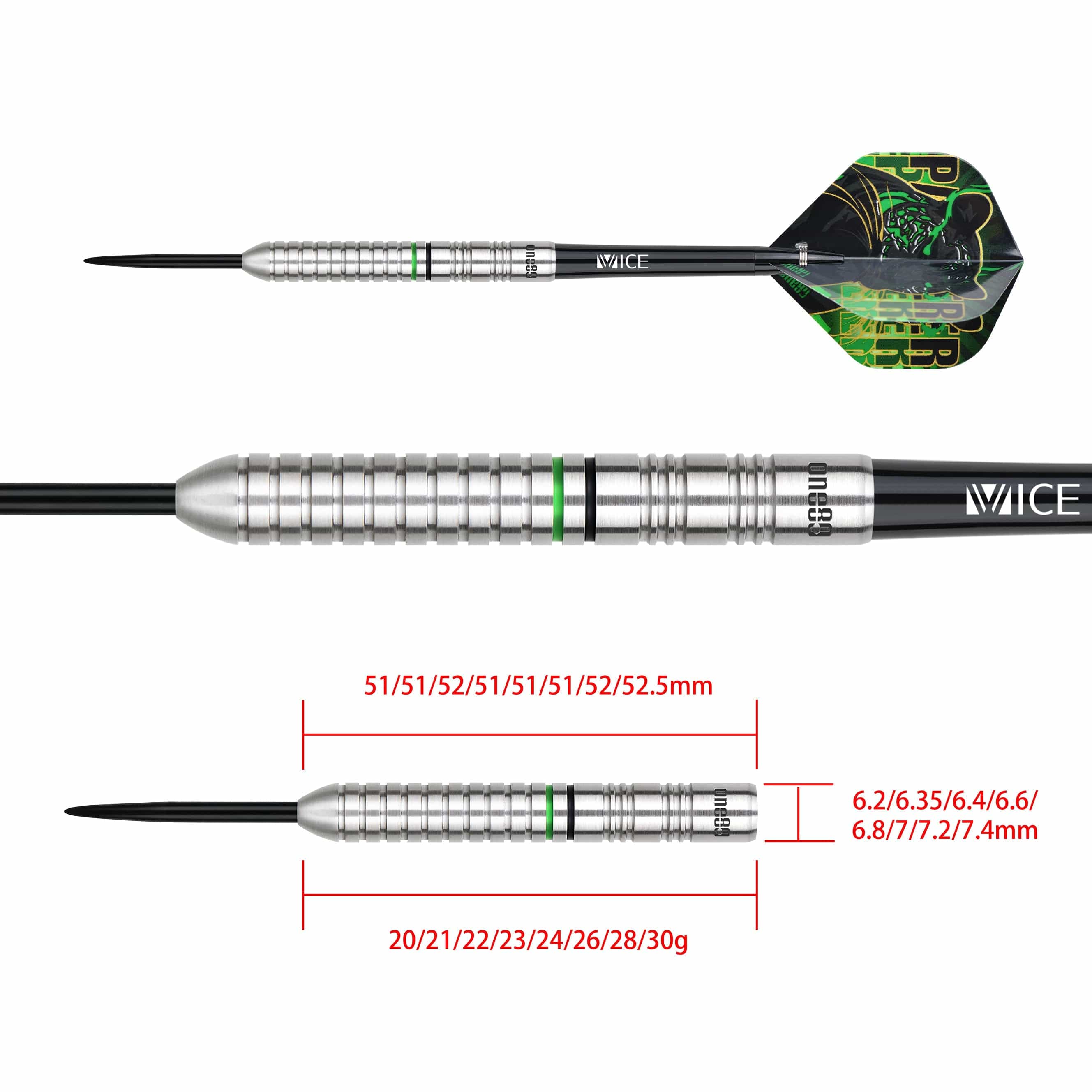 One80 Panther-N Darts - Steel Tip - Image 4