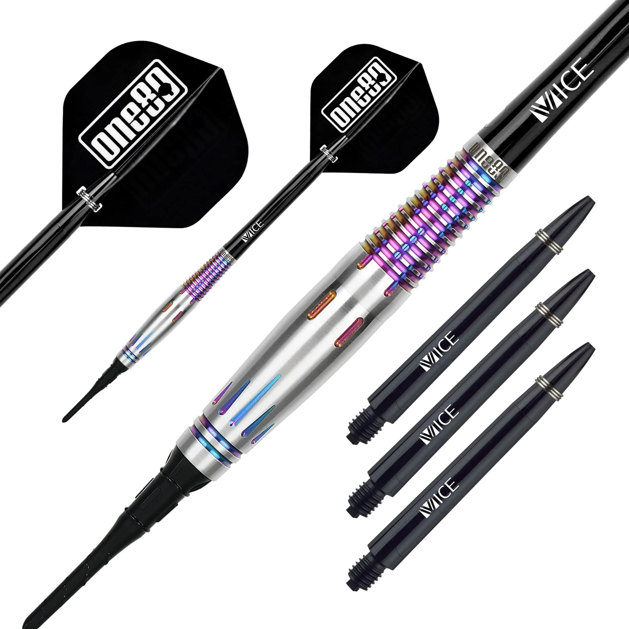 One80 Saori Miymoto Darts - Soft Tip - Rafale - Signature - Chameleon - 19g - Image 2