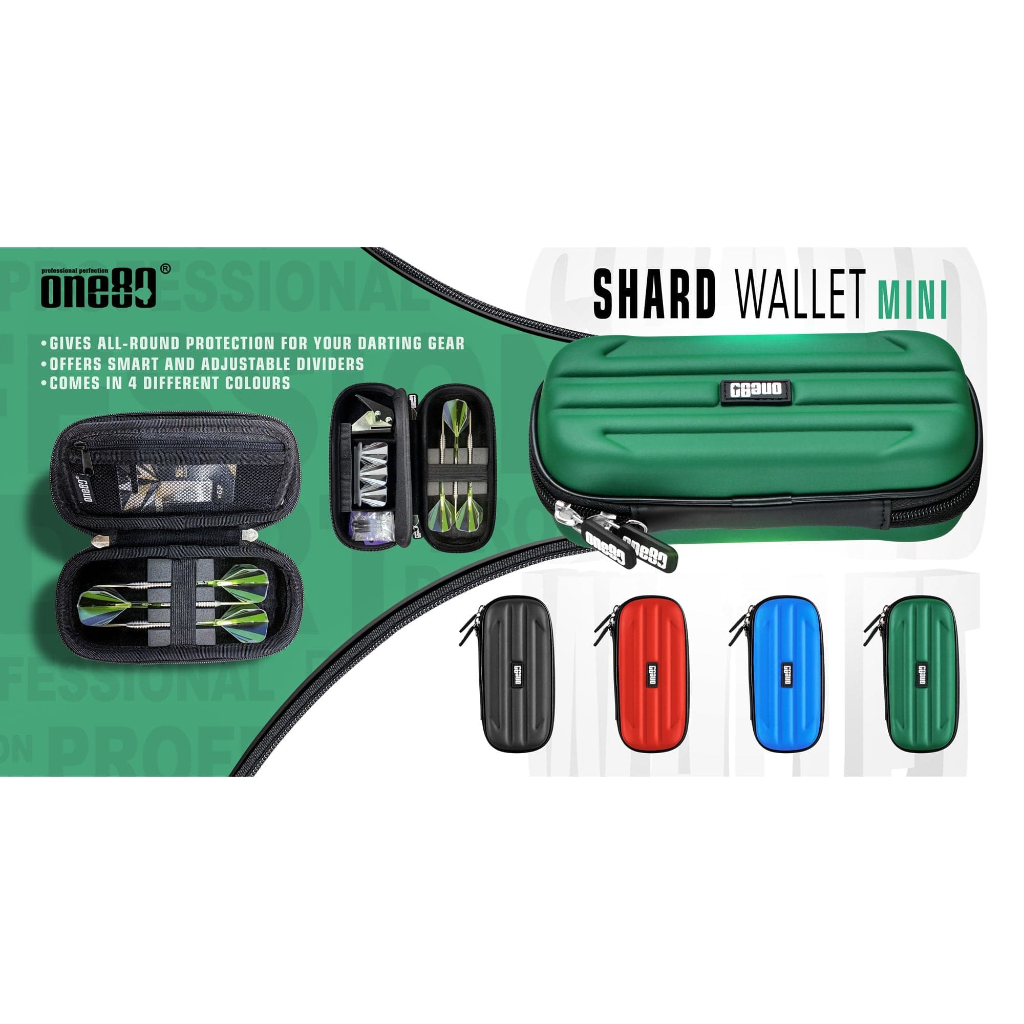 One80 Shard Mini Dart Case - Strong EVA Material - Colours - Image 32