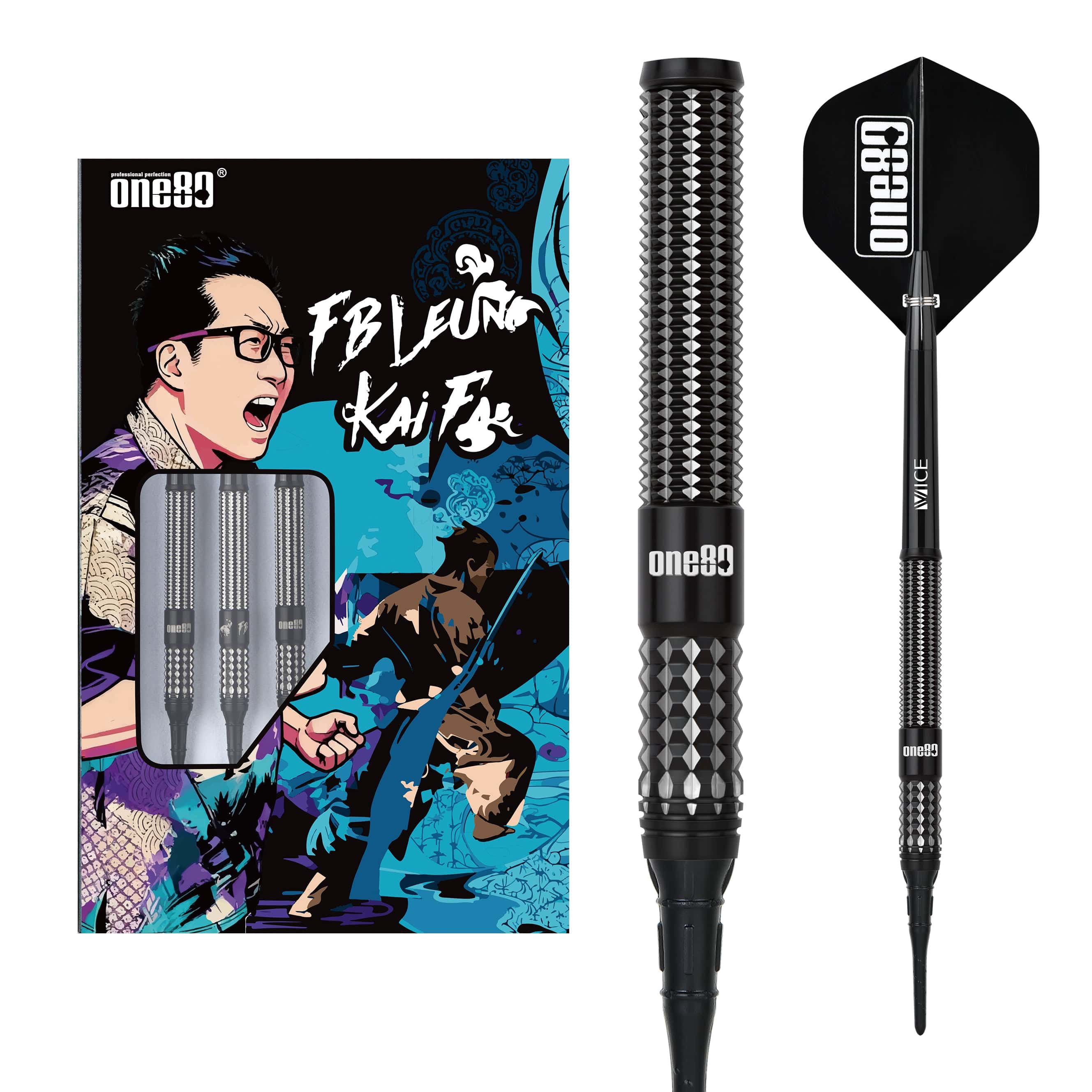 One80 Signature Darts - Soft Tip - 90% Tungsten - FB III