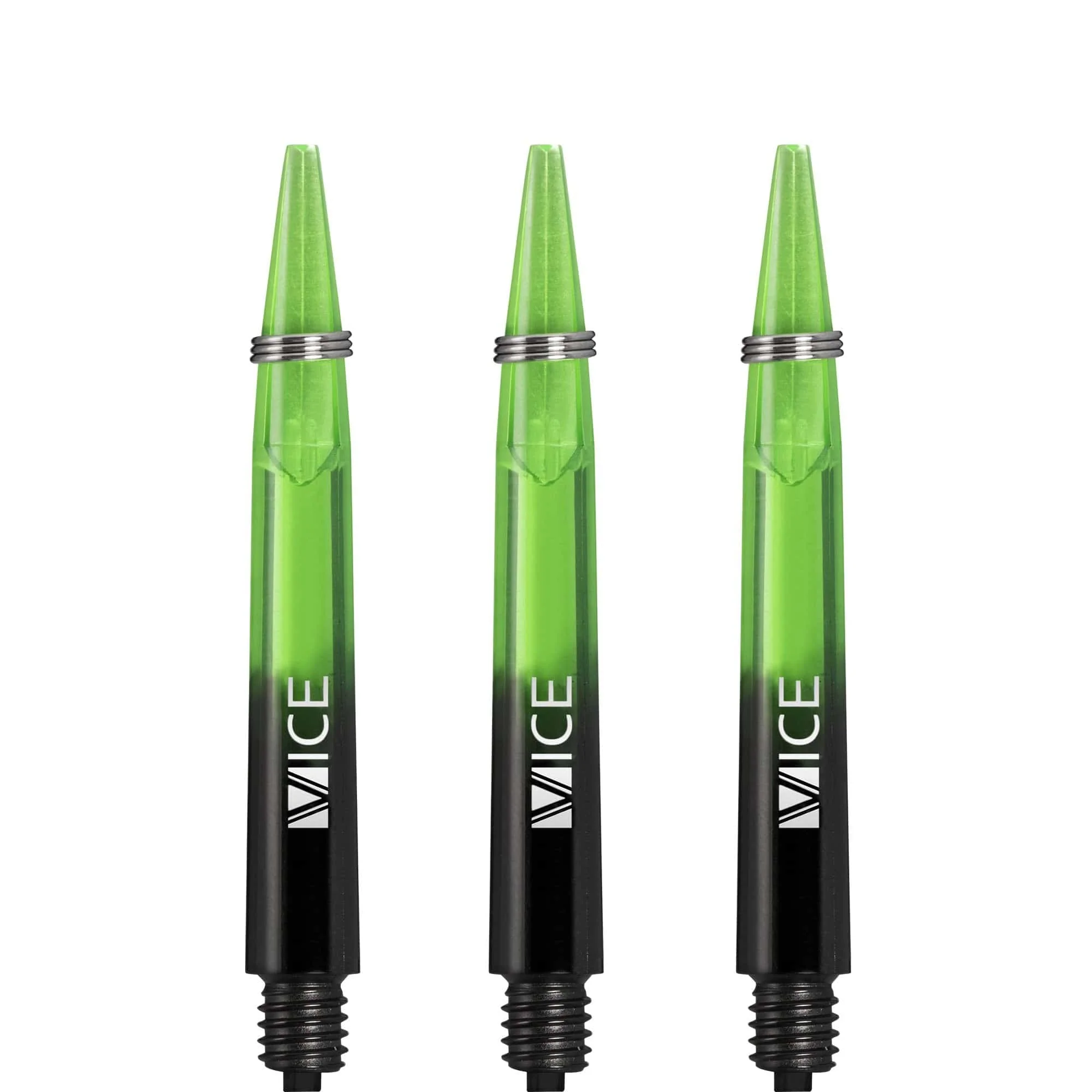 One80 Vice Gradient Shafts - Black - Neon Green - Image 3