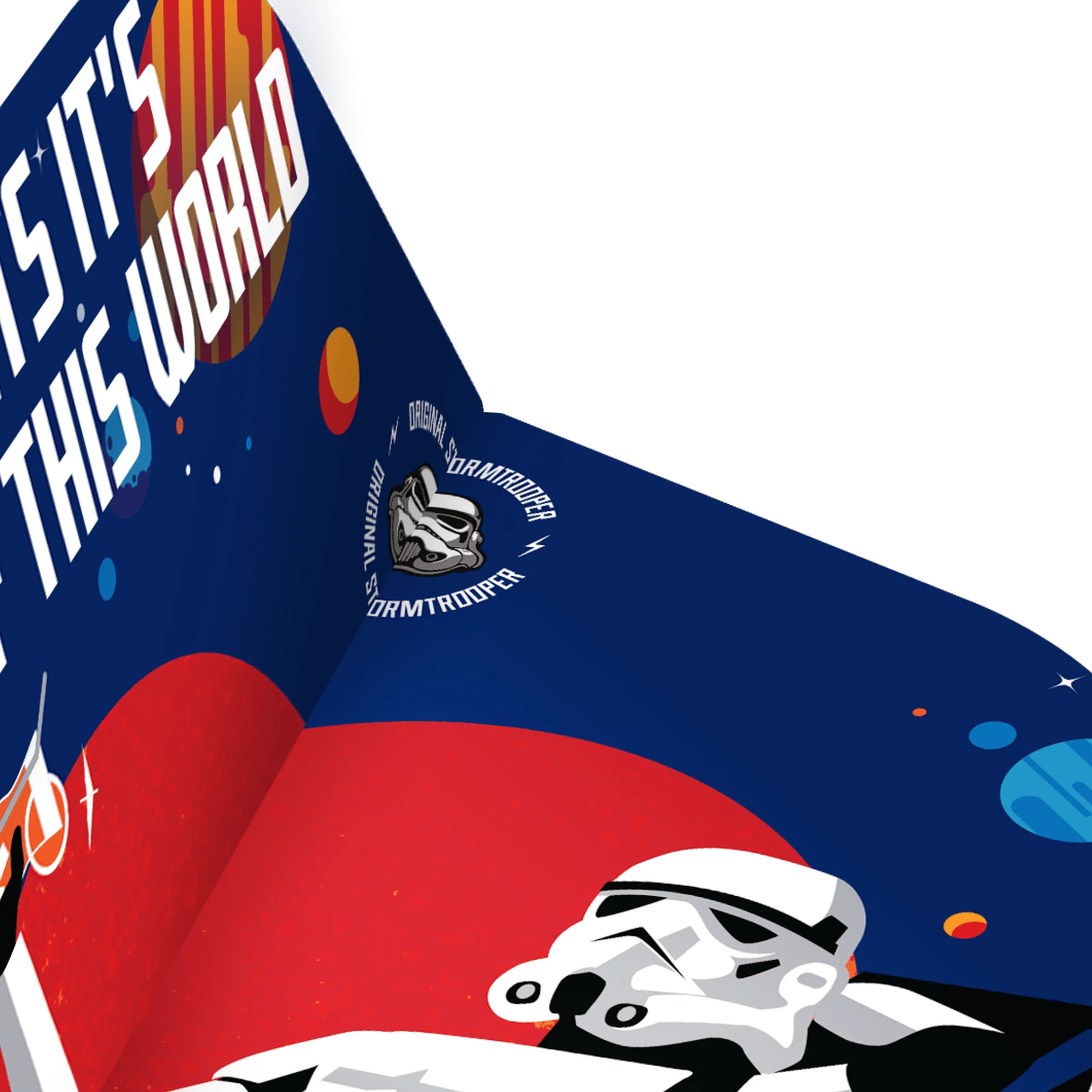 *Original StormTrooper Dart Flights - Official Licensed - No2 - Std - Storm Trooper - Out of This World - Image 5