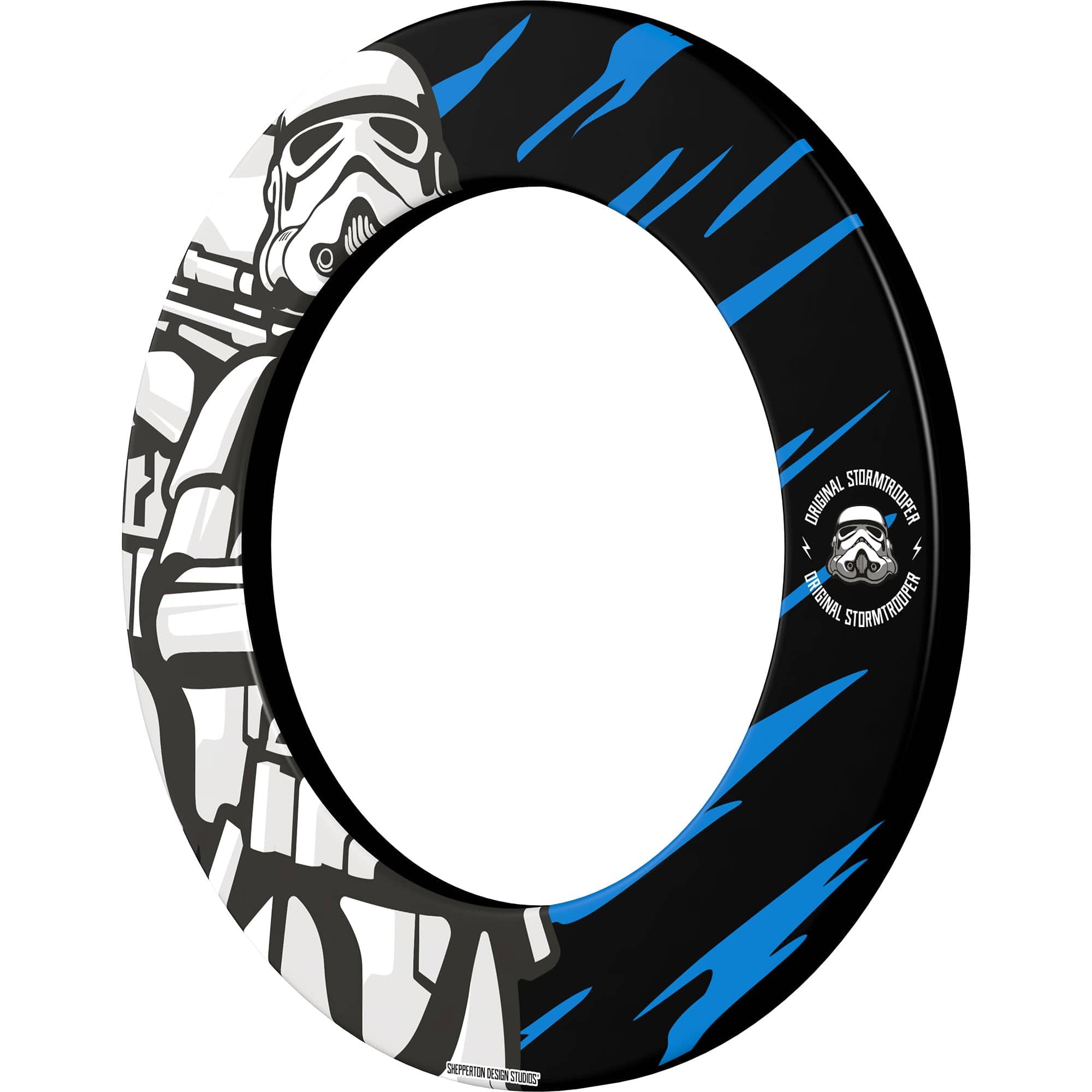 Original StormTrooper Dartboard Surround - S4 - Storm Trooper - with Gun on Blue - Image 2