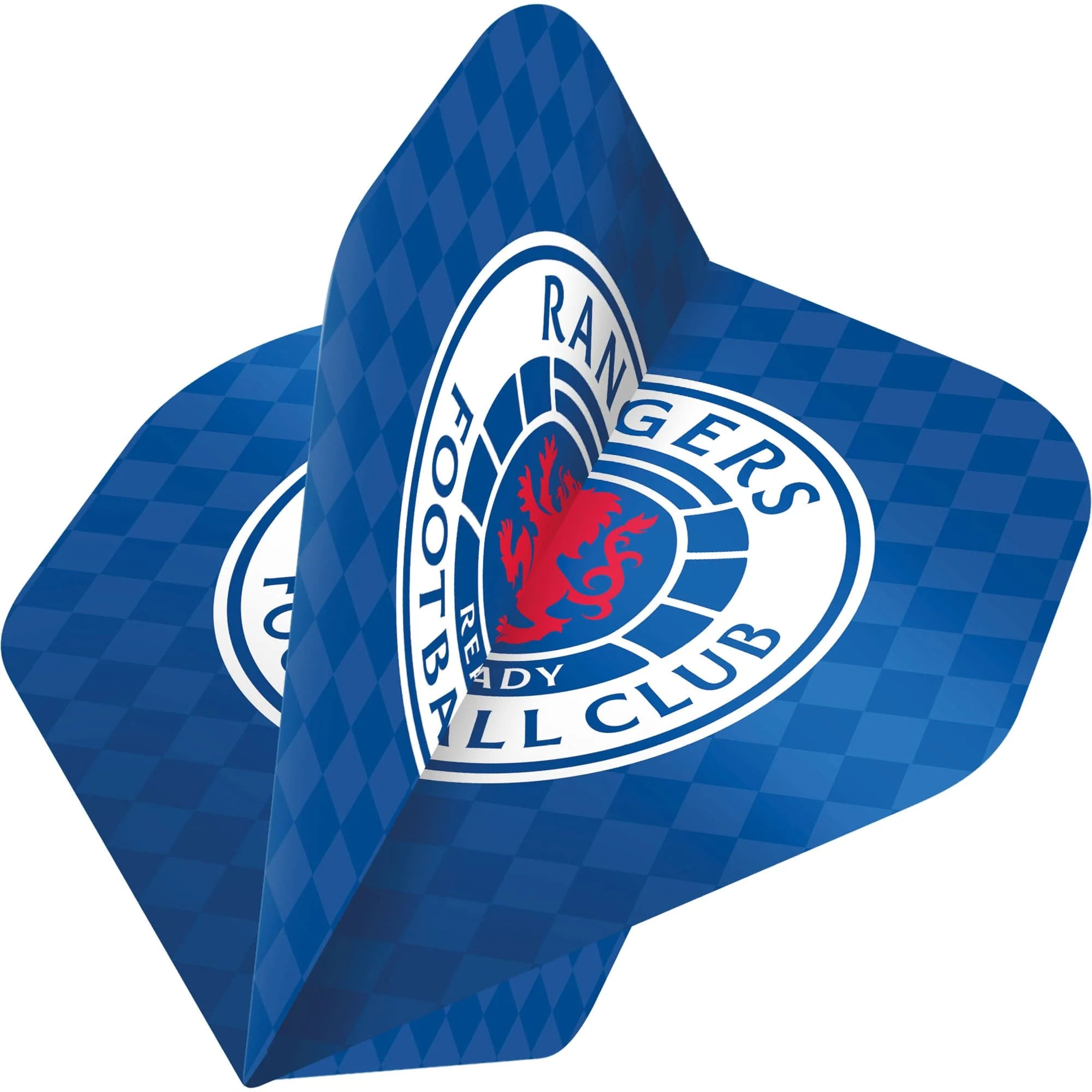 Rangers FC Dart Flights - 100 Micron - No2 - Std - RFC - F2 - Check - Image 2