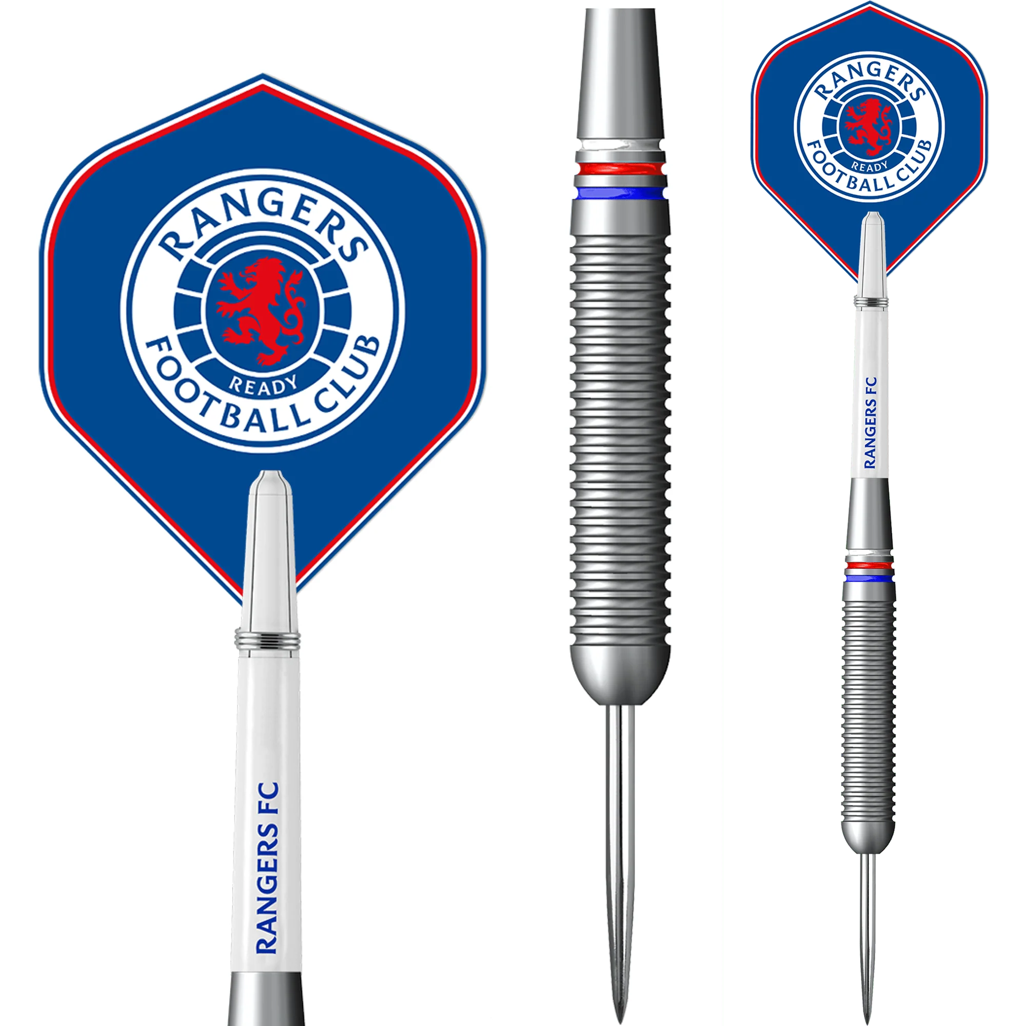 Rangers FC Darts - Steel Tip Brass - Official Licensed - RFC - 22g