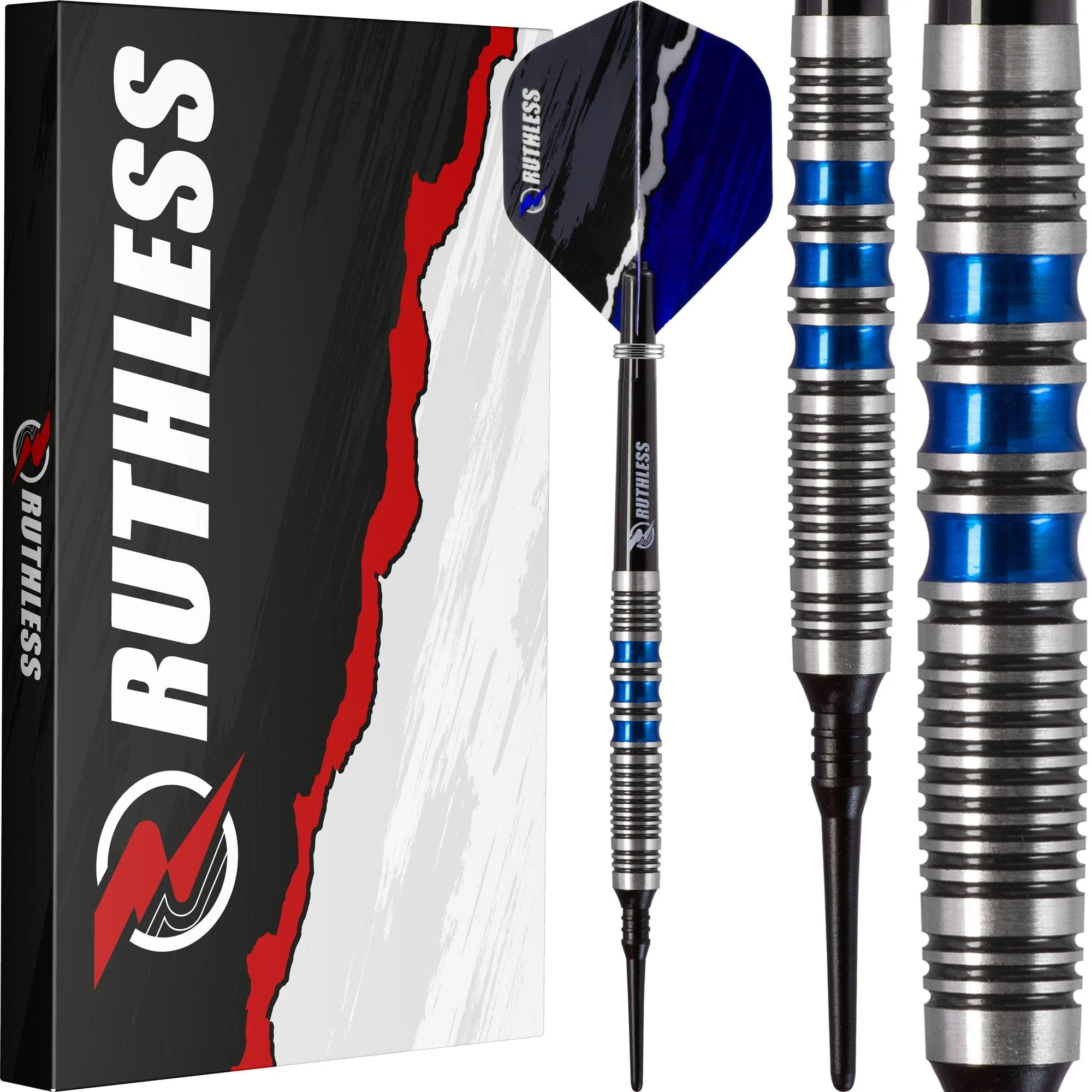 Ruthless Blue Falcon Darts - Soft Tip Tungsten - BW 16.0g - Blue - 18g - Image 2
