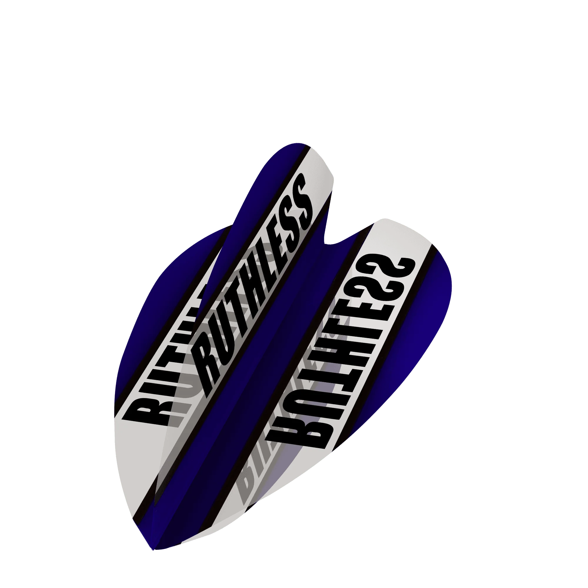 *Ruthless - Clear Panel - Dart Flights - 100 Micron - Mini Retro - Image 9