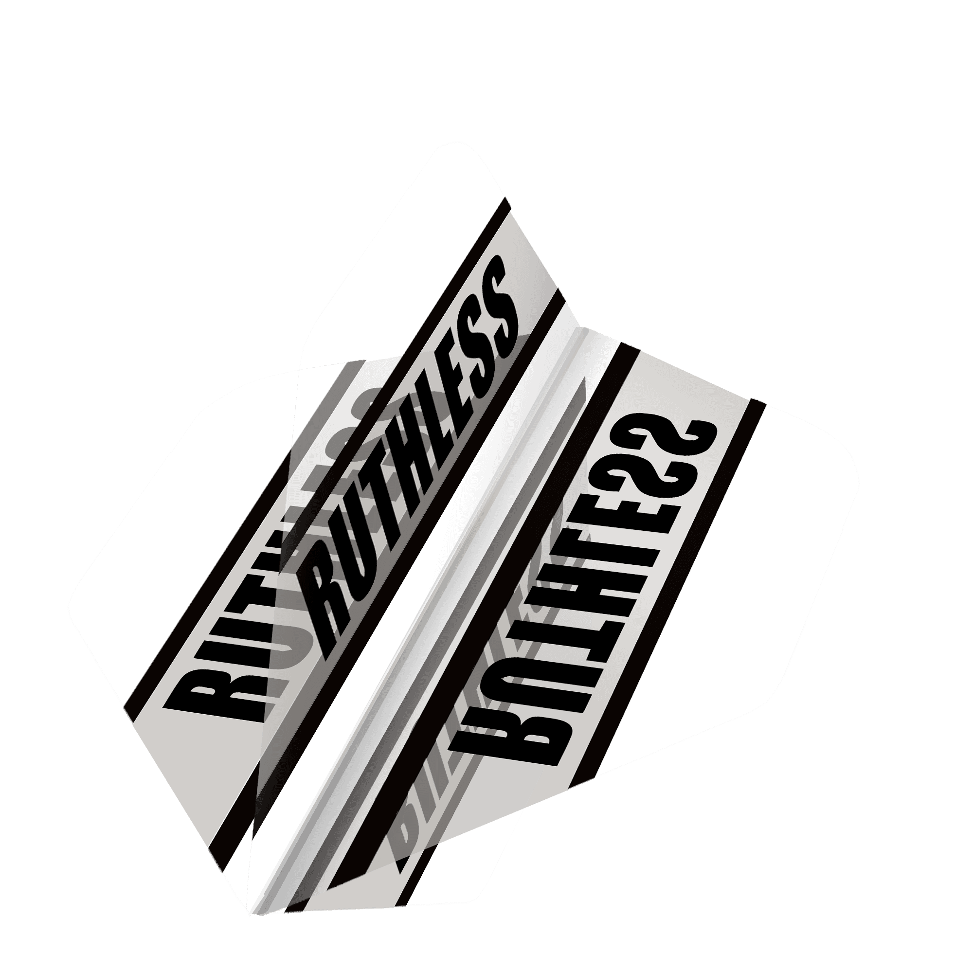*Ruthless - Clear Panel - Dart Flights - 100 Micron - Mini - Std - Image 11