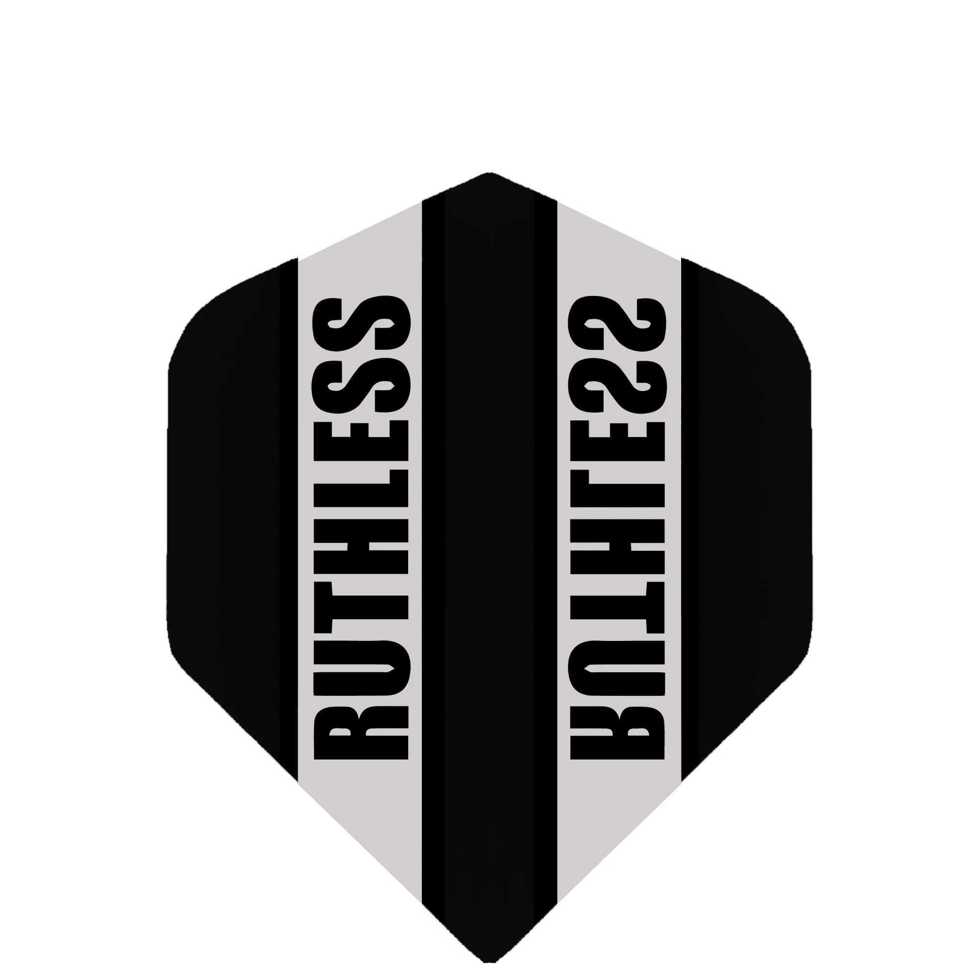 *Ruthless - Clear Panel - Dart Flights - 100 Micron - Mini - Std - Image 2