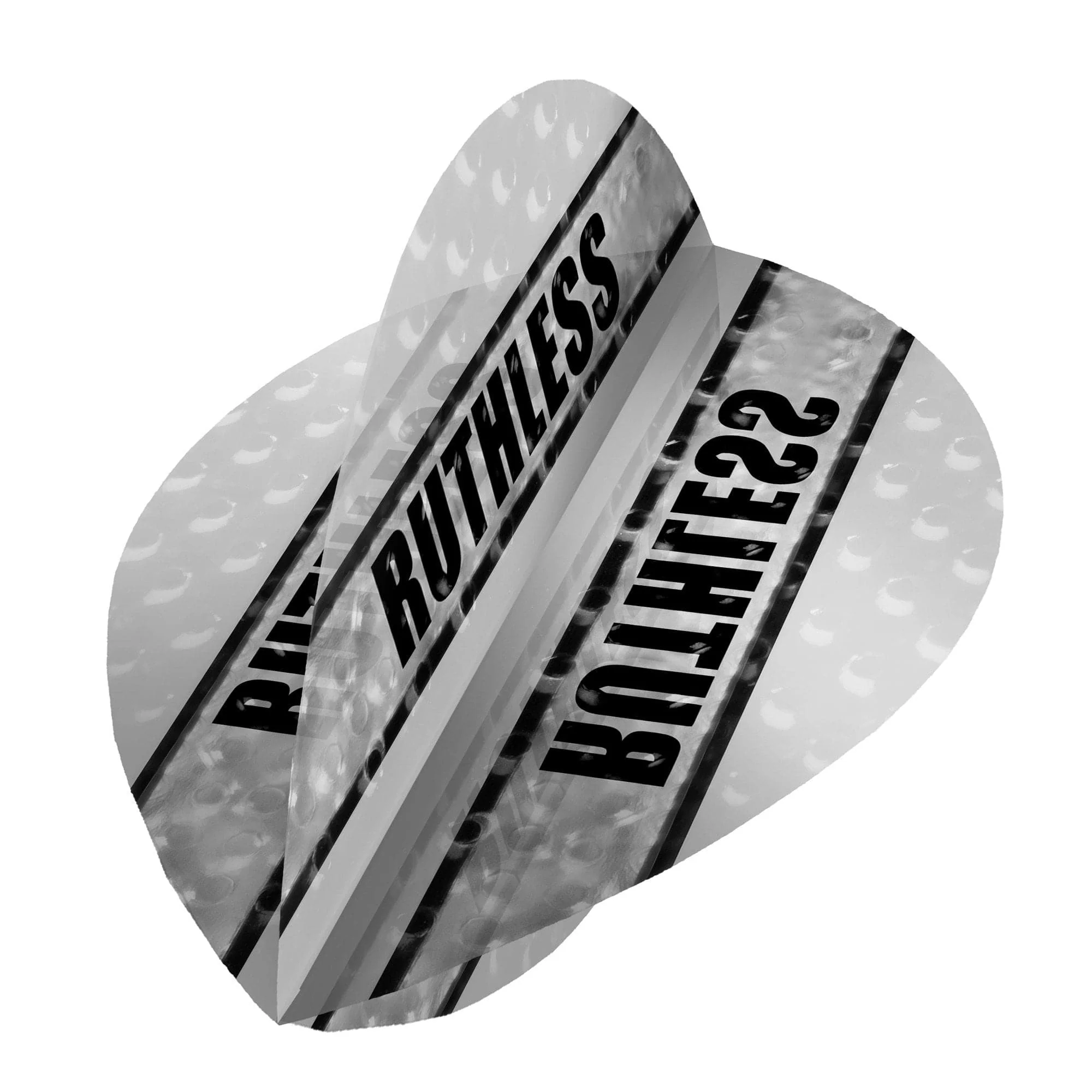 *Ruthless - Clear Panel Embossed - Dart Flights - 100 Micron - Pear - Image 11