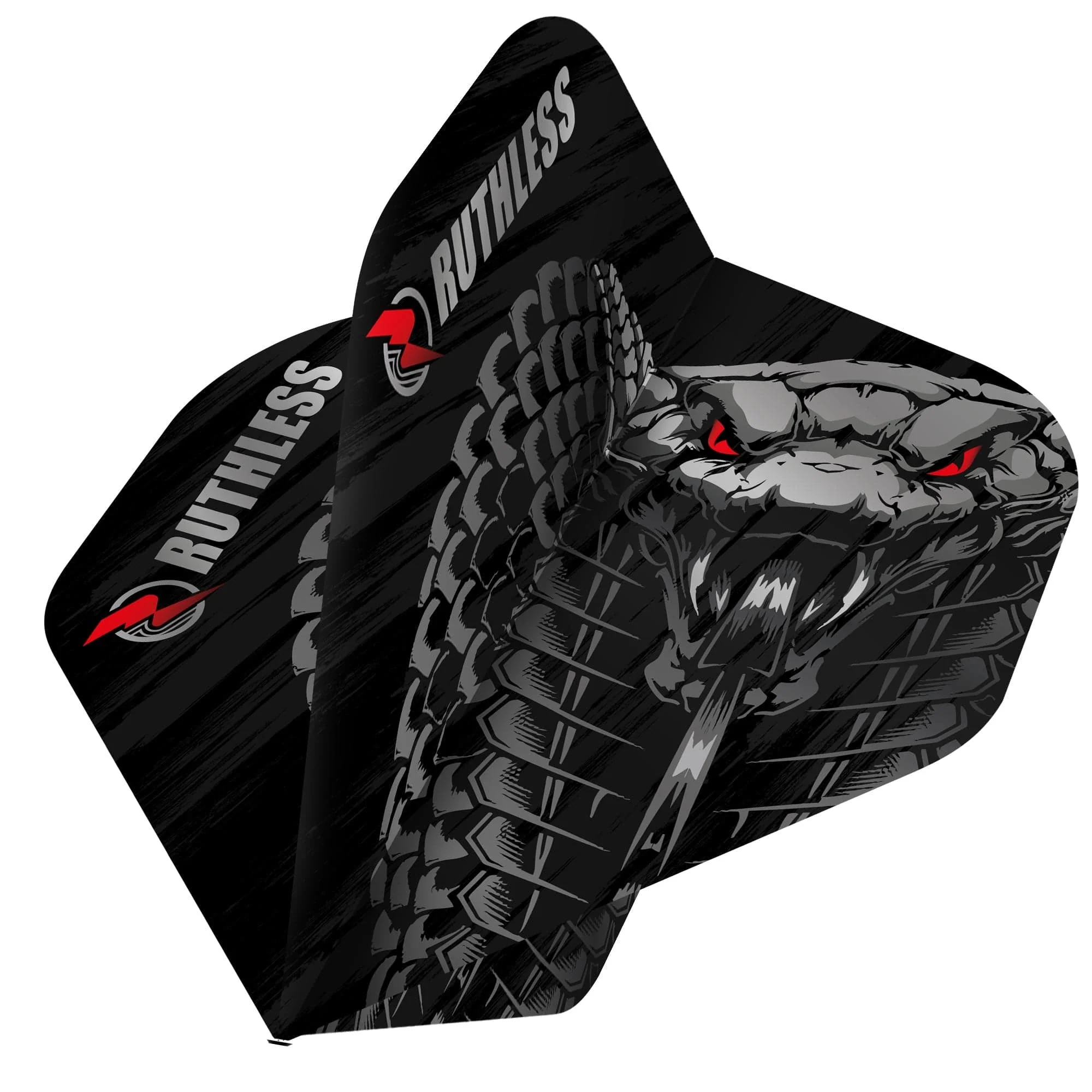 Ruthless Dart Flights - Std - No2 - Cobra Red Eyes - Image 2