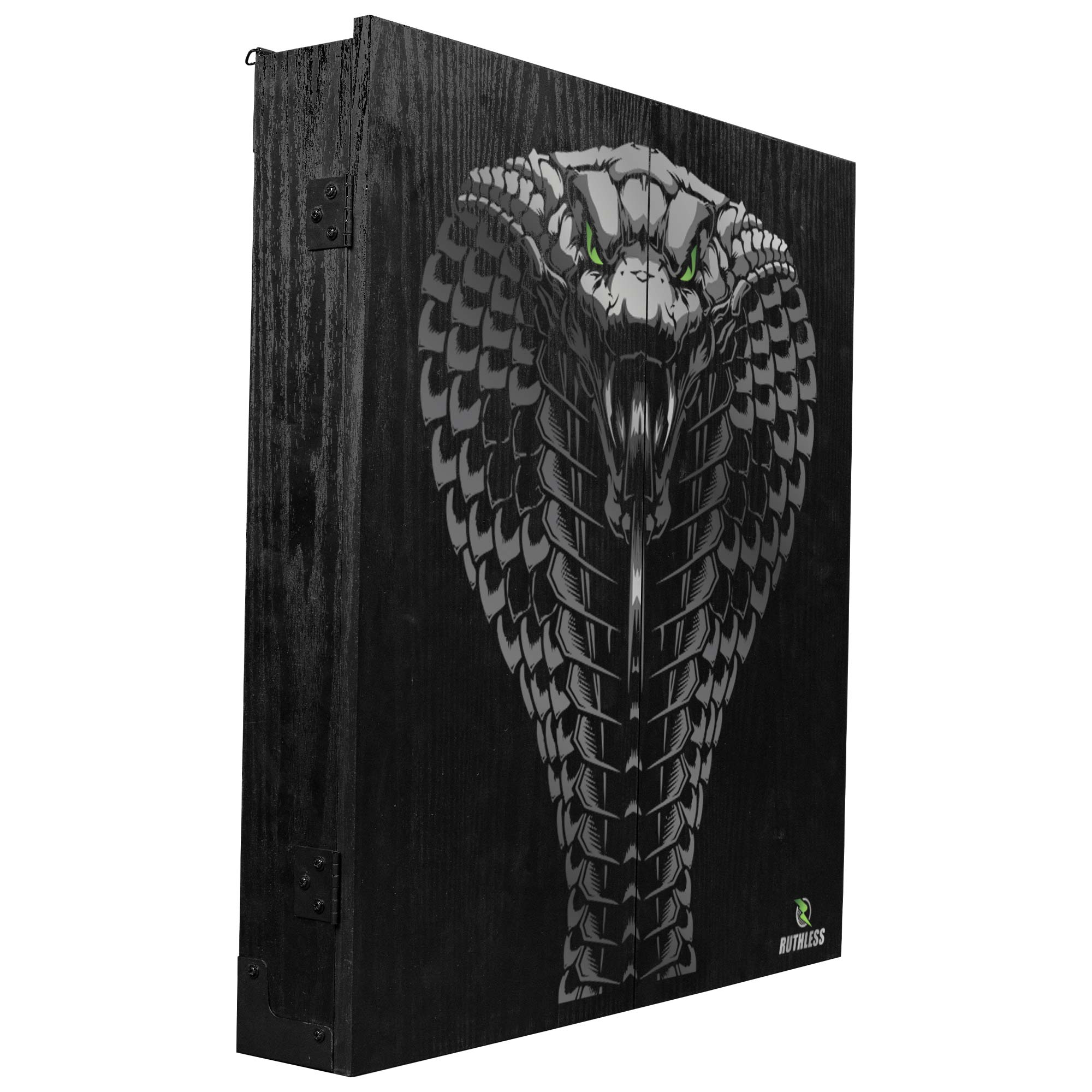 Ruthless Dartboard Cabinet - Square Design - Cobra Green - Image 2