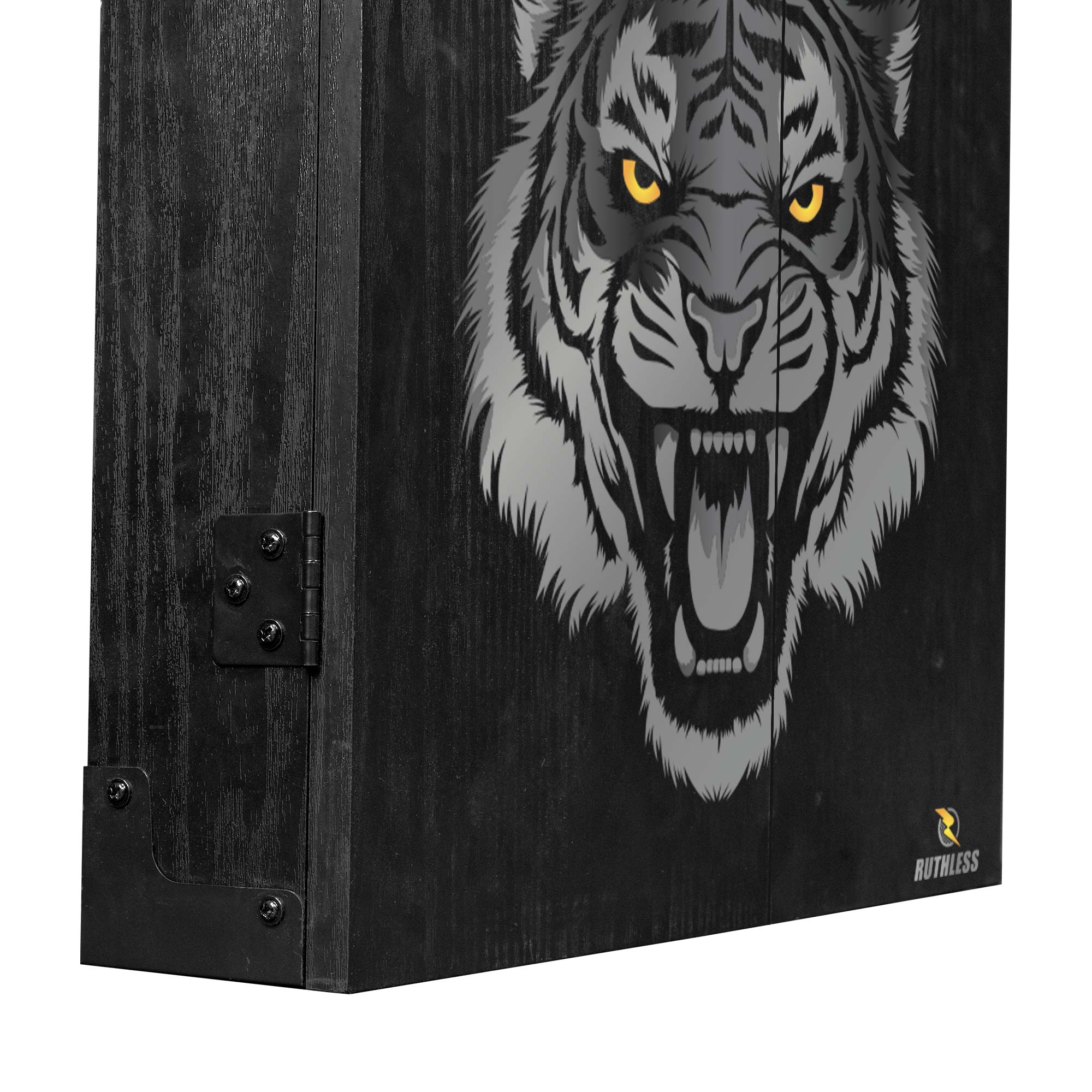 Ruthless Dartboard Cabinet - Square Design - Tiger - Image 3
