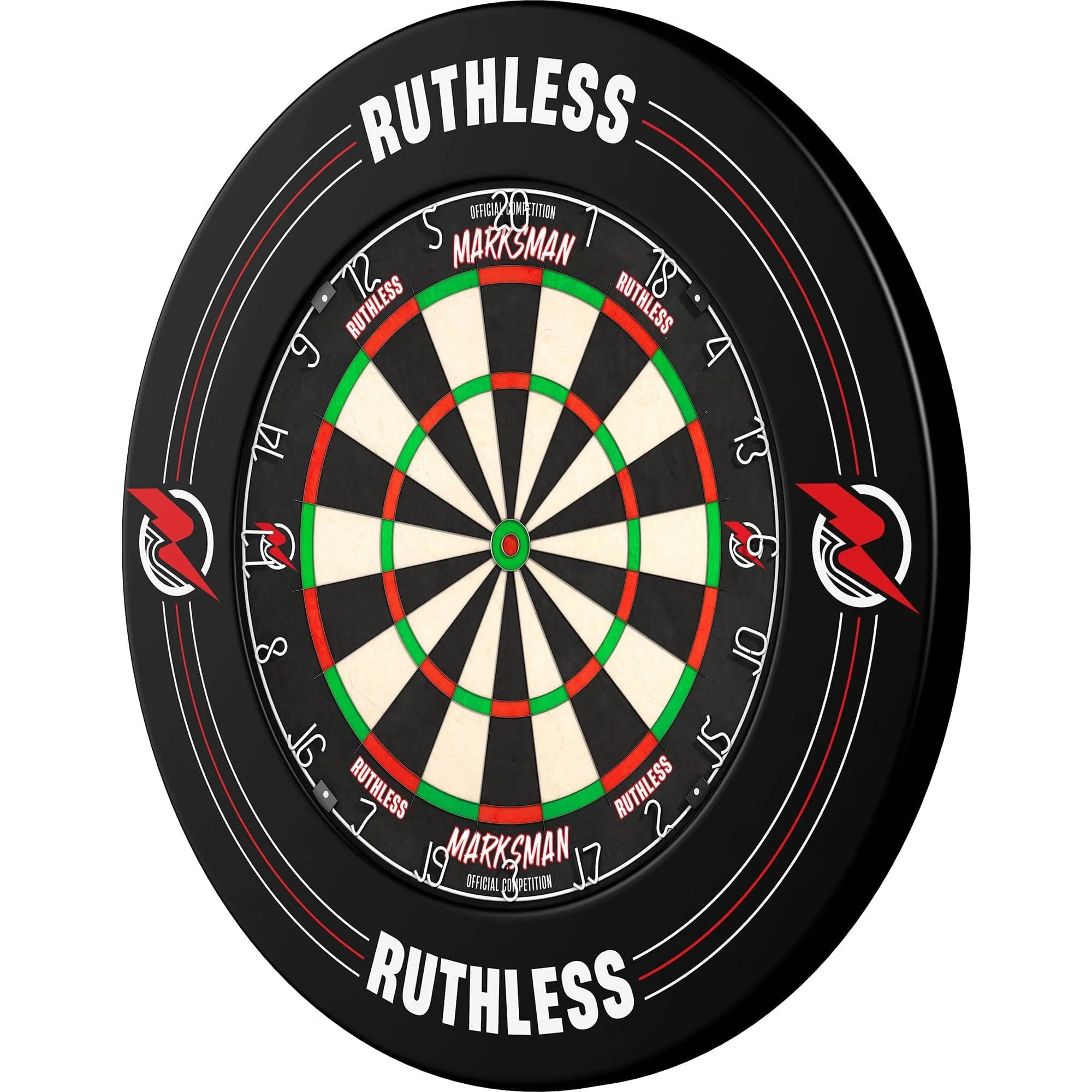 Ruthless Dartboard Surround - Professional - Printed Design - Black - Image 4
