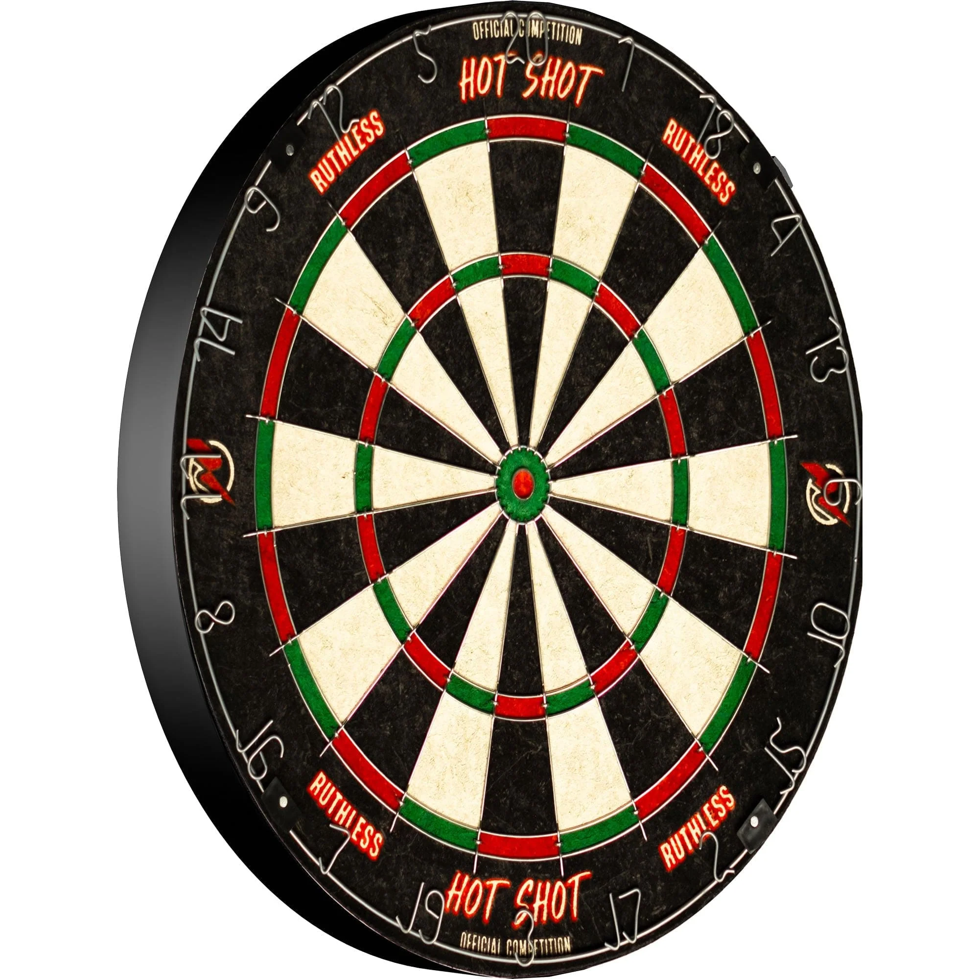 Ruthless HotShot Dartboard - Endurance - Round Wire - inc 2 sets of Darts - Image 3