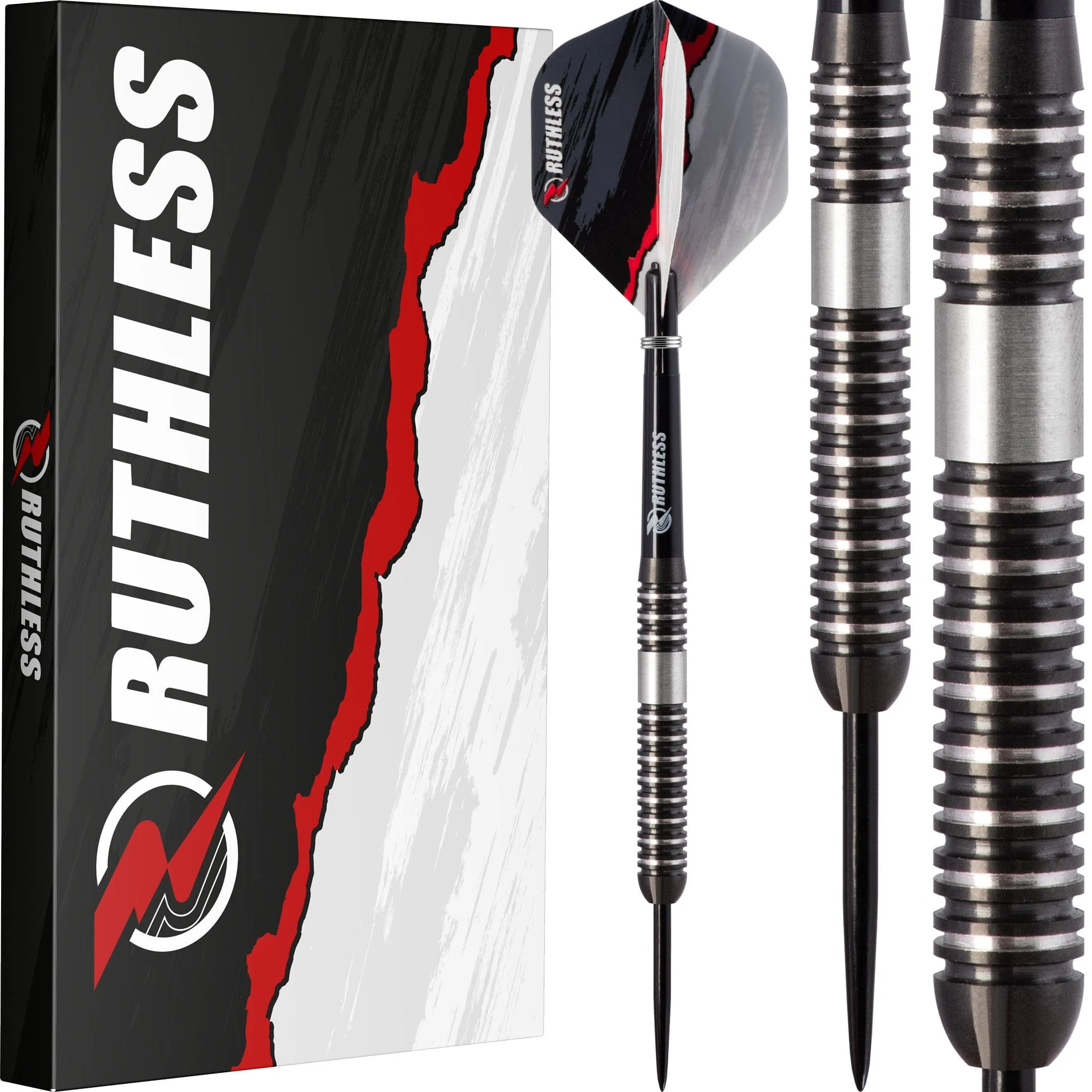 Ruthless Night Hawk Darts - Steel Tip Tungsten - Black - Image 2