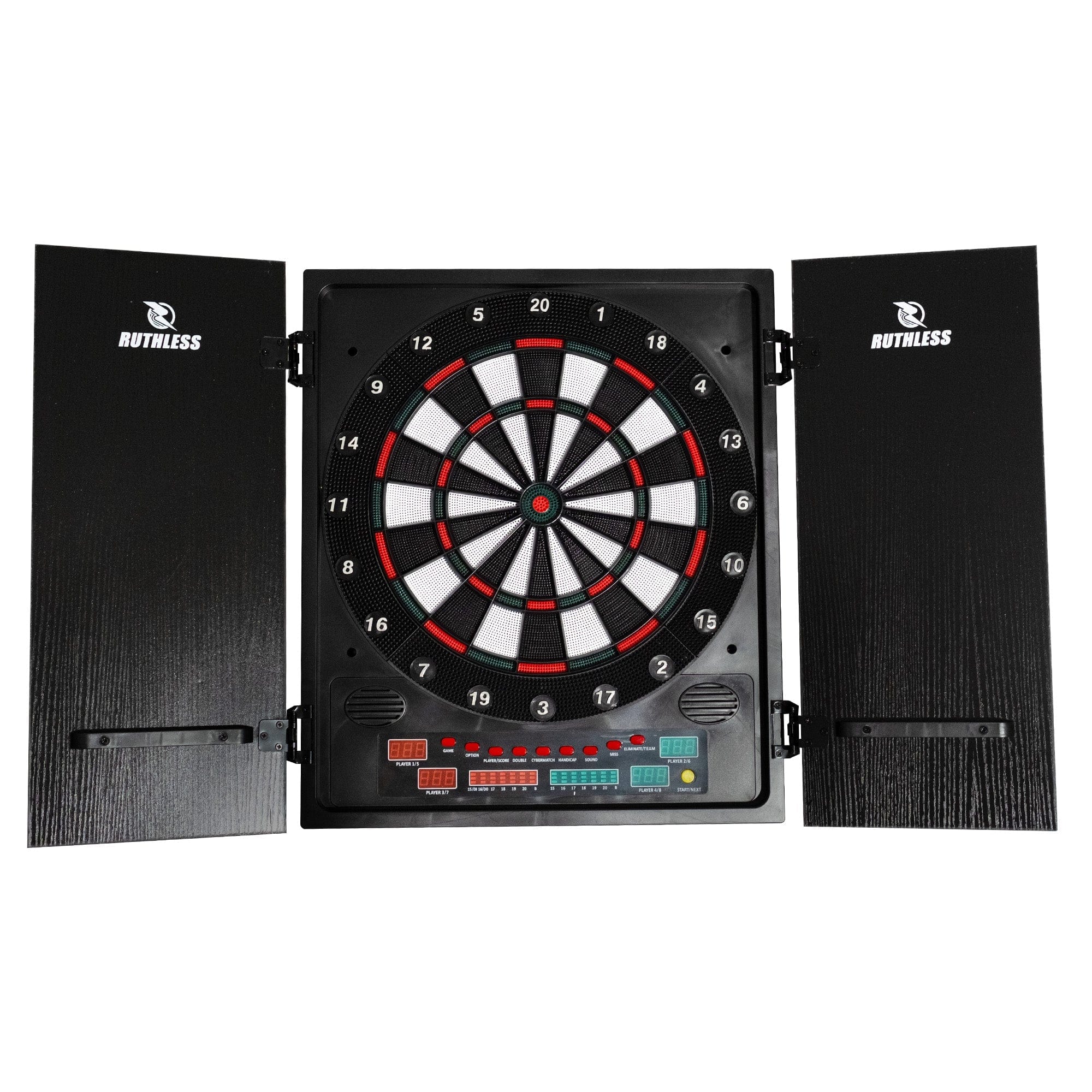 Ruthless R500 Electonic Dartboard in Cabinet - Soft Tip - inc 4 sets of Darts - 8 players-27 Games - Image 2